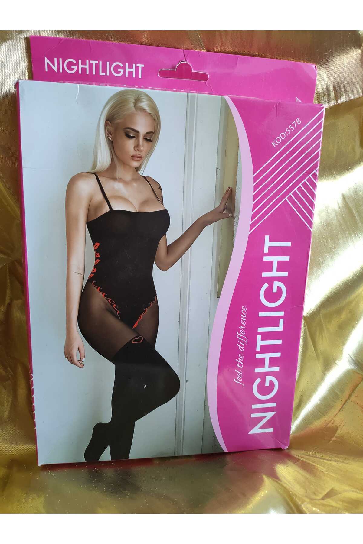 Lillie Nightlight vücut çorabı