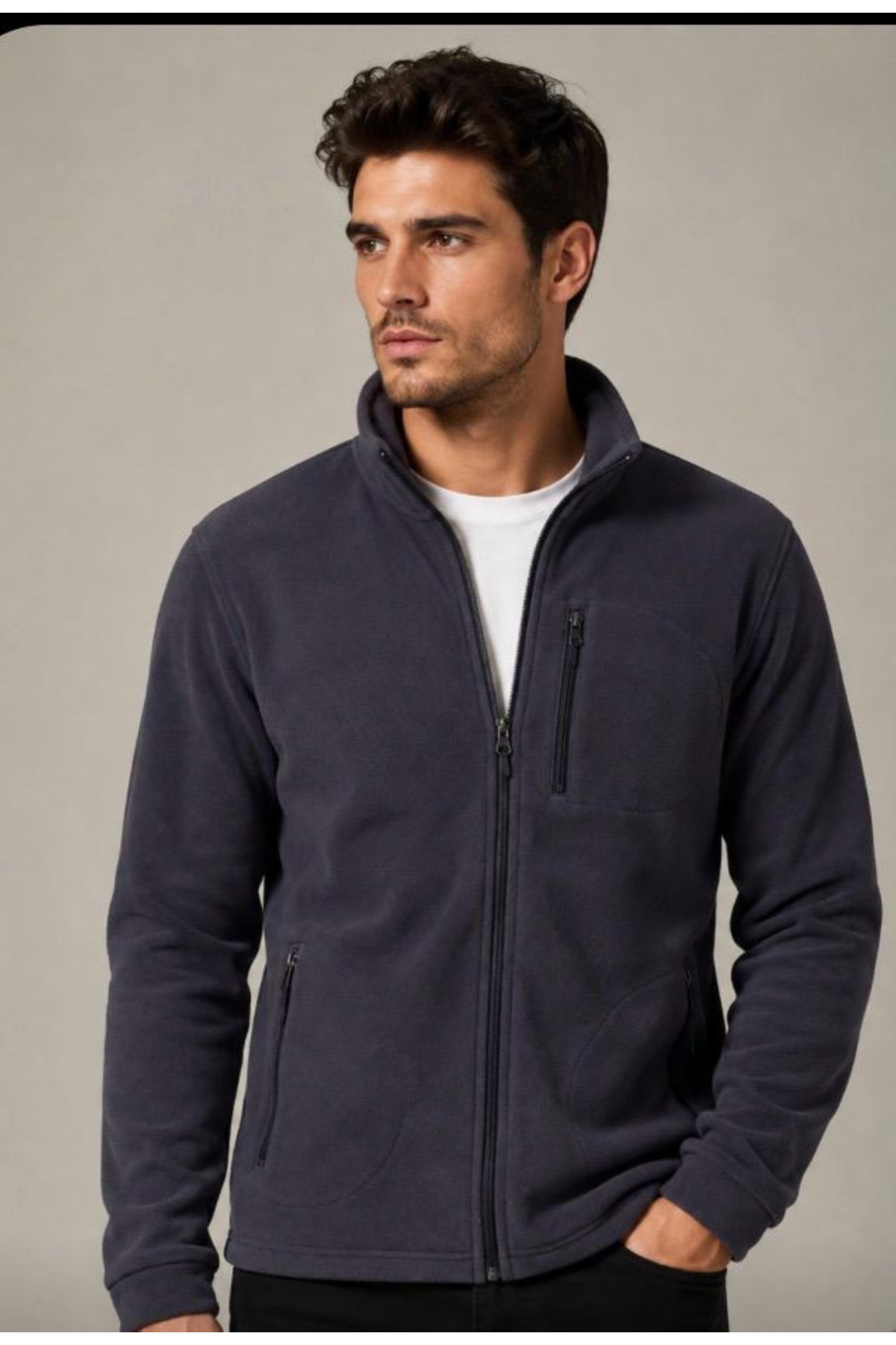 KILIÇ MODA ERKEK FERMUARLI SWEAT SHİRT