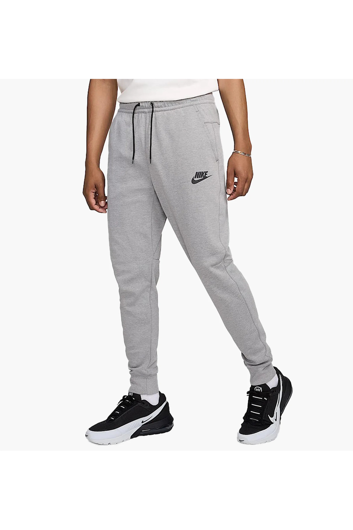 شلوار ورزشی مردانه خاکستری Tech Fleece Slim Fit نایکی شلوار ورزشی Nike