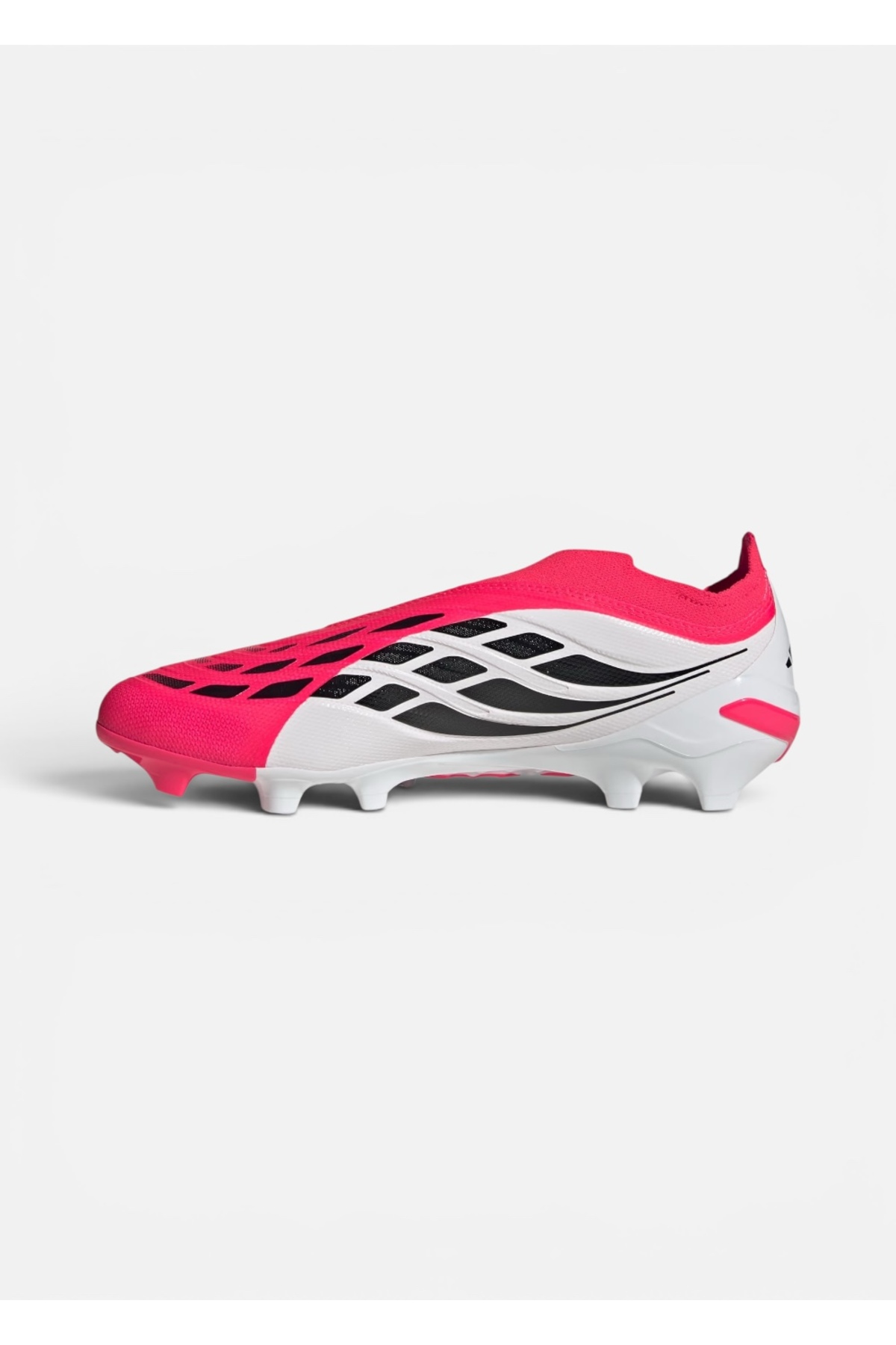 adidas Predator League LL JS2997 Bağcıksız FG Erkek Futbol Kramponu Çim Saha Kırmızı görsel 7