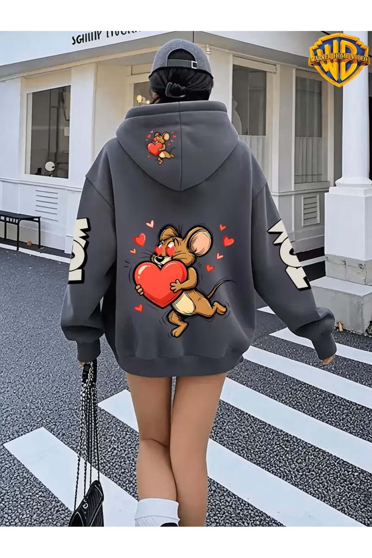 yombaa ÜÇ İPLİK PENYE BÜYÜK BEDEN SWEATSHIRT