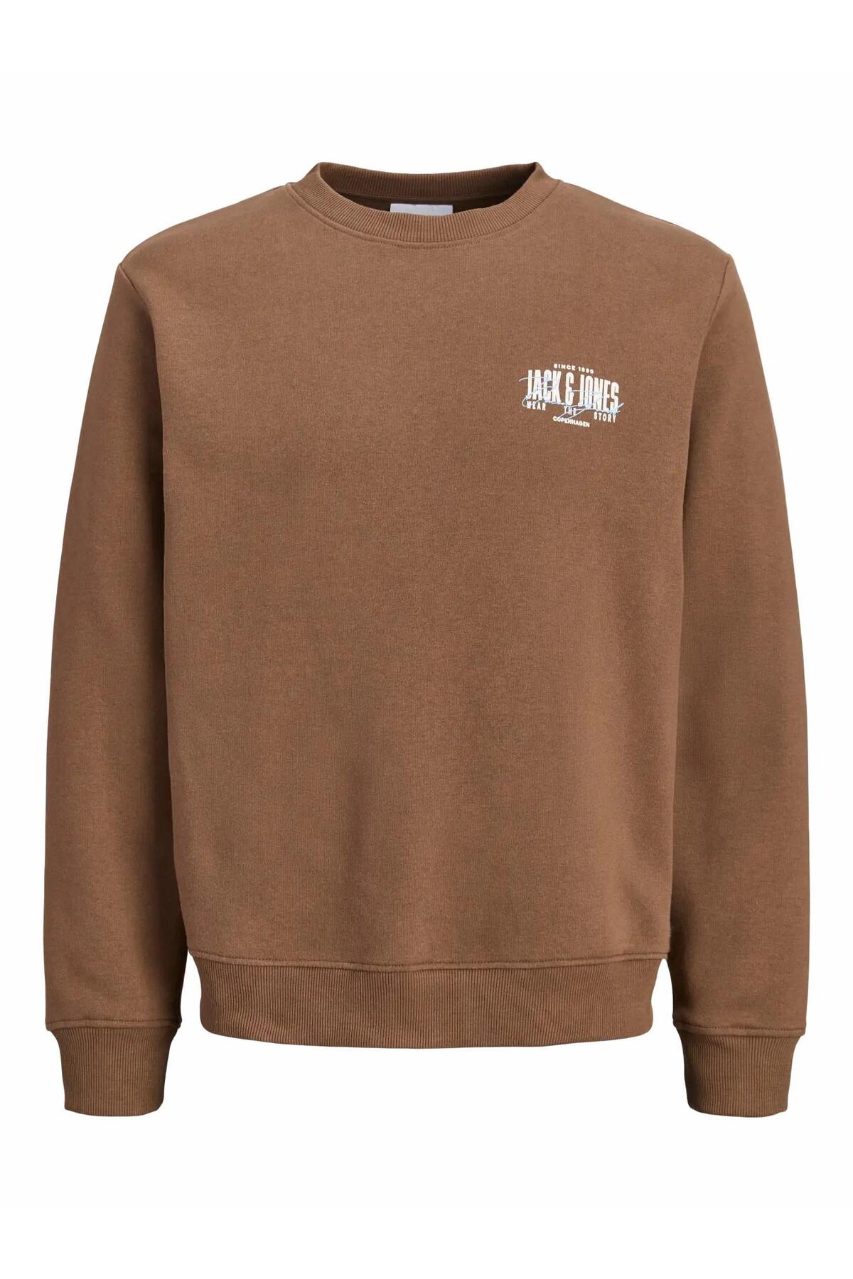 سویشرت مردانه جک جونز مدل Aero Regular Fit یقه گرد کد 12298492 جک اند جونز سویشرت Jack & Jones