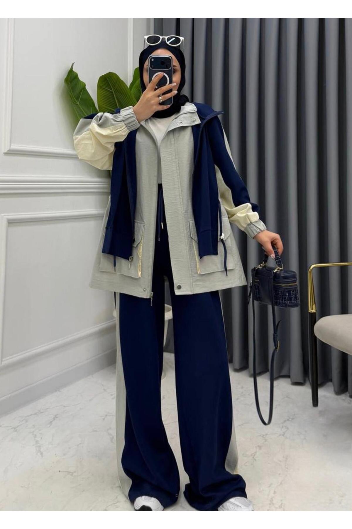 Rose Design Boutique GARNİLİ PREMİUM KALİTE TESETTÜR RAHAT ŞIK TAKIM