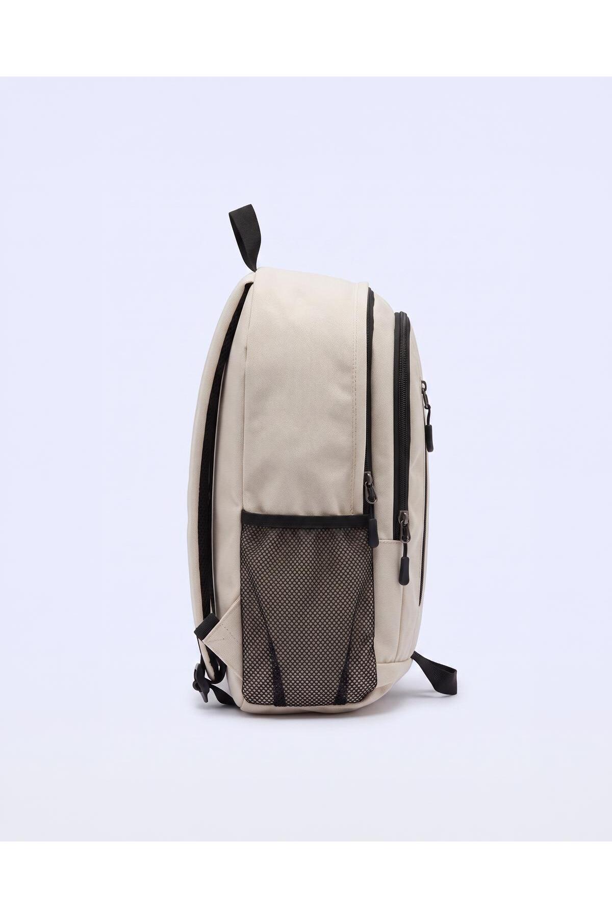 Kappa Authentic Sporty Core Bag Unisex Bej Sırt Çantası görsel 2