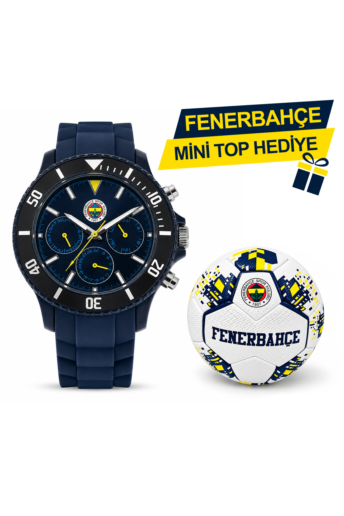 Fenerbahçe Lacivert Kol Saati HA036U3S55 - FB Mini Top Hediyeli