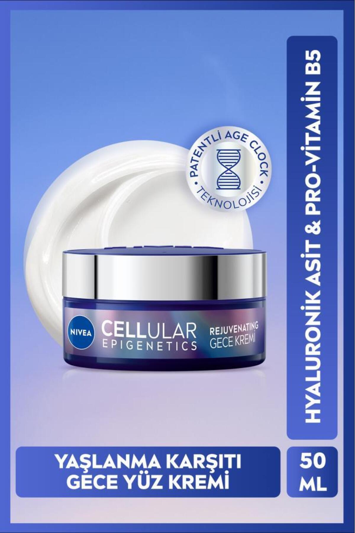 NIVEA Epigenetics Rejuvenating Yaşlanma Karşıtı Gece Yüz Bakım Kremi 50ml — 95312
