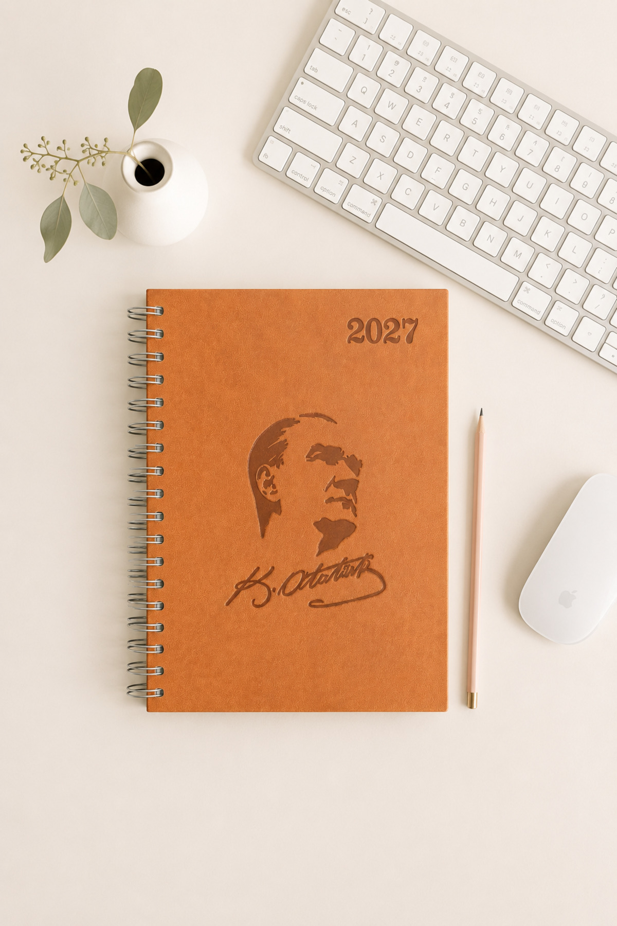 Lizy Atatürk 2027 Günlük Ajanda – 17x24 cm, Thermo Deri Kapak - Fiyatı