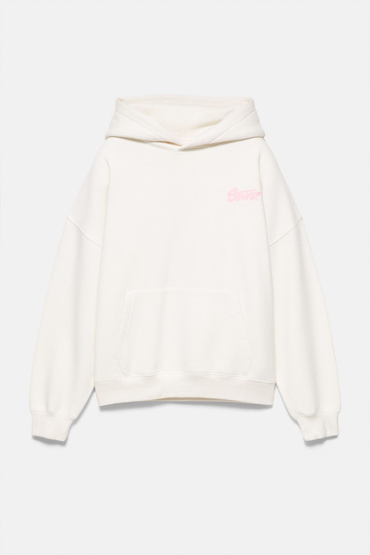 Pull & Bear Grafik baskılı oversize kapüşonlu sweatshirt görsel 6