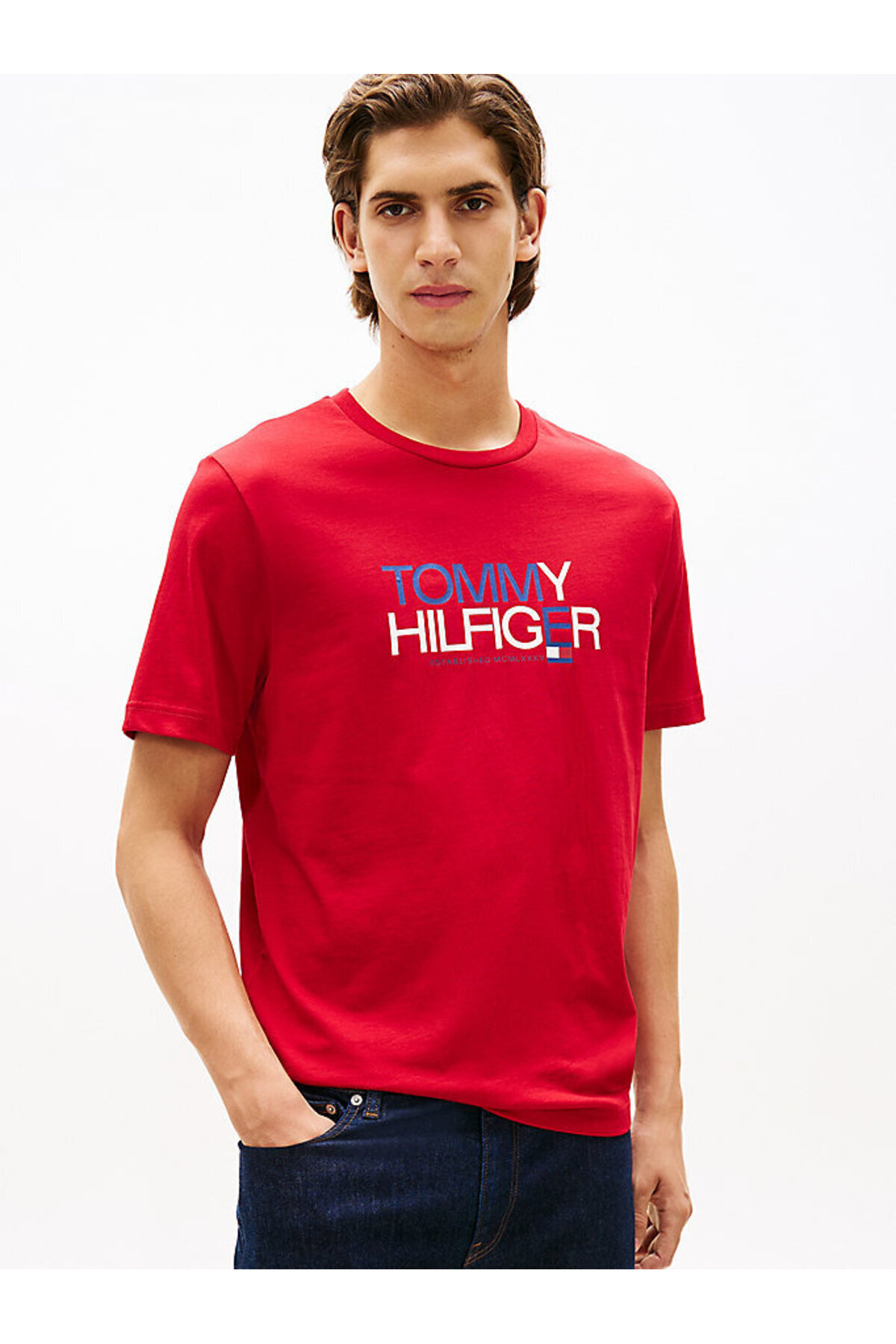 تیشرتمردانهTommy Hilfigerقرمز