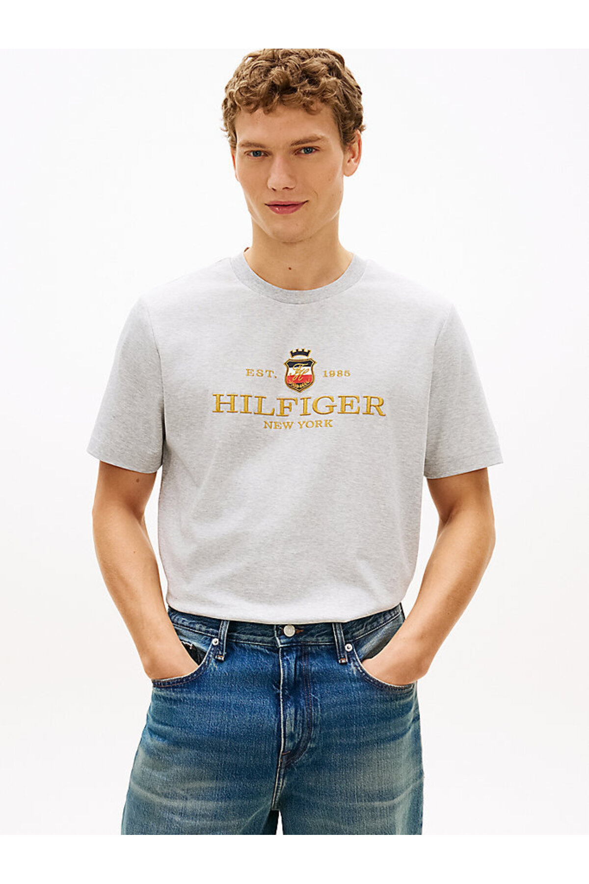 تیشرتمردانهTommy Hilfigerخاکستری تیشرتمردانهTommy Hilfigerخاکستری