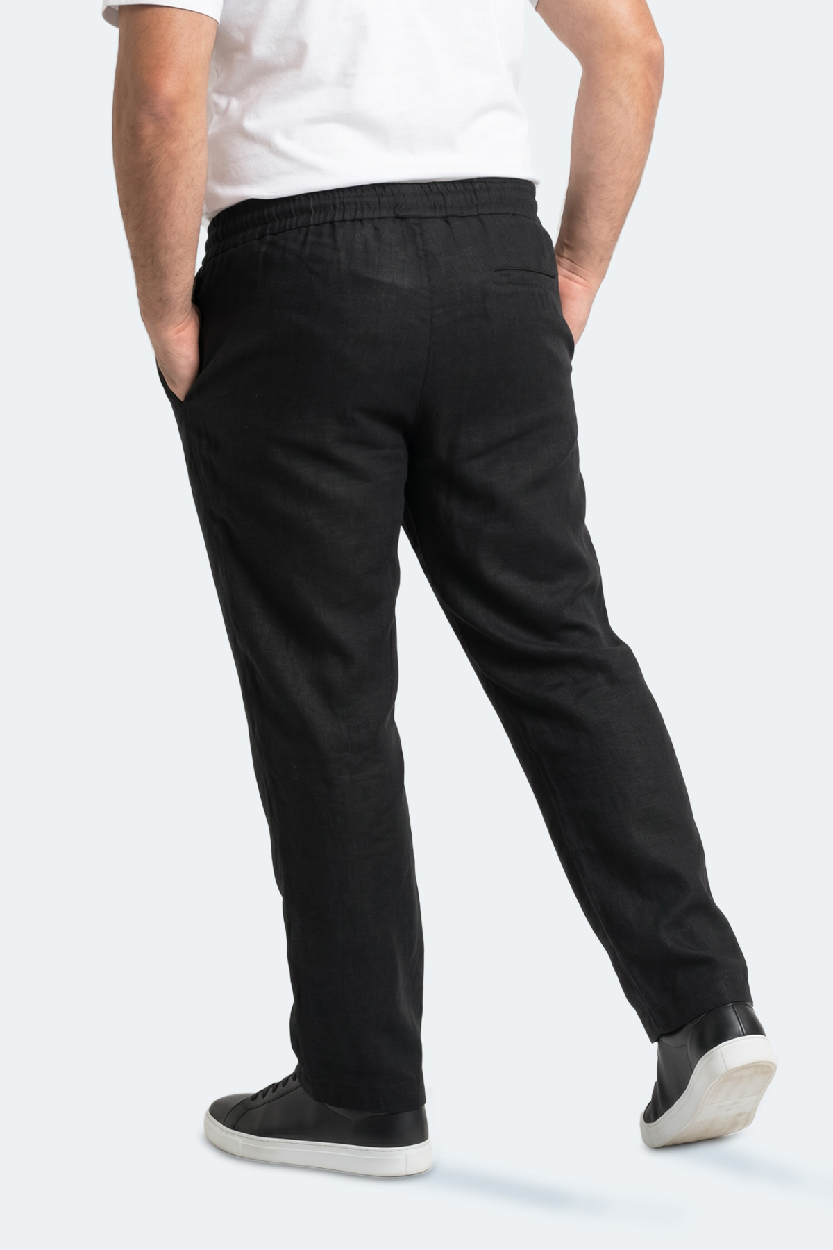 Slazenger KARMELA JMB. Erkek Büyük Beden Siyah Eşofman Altı görsel 8