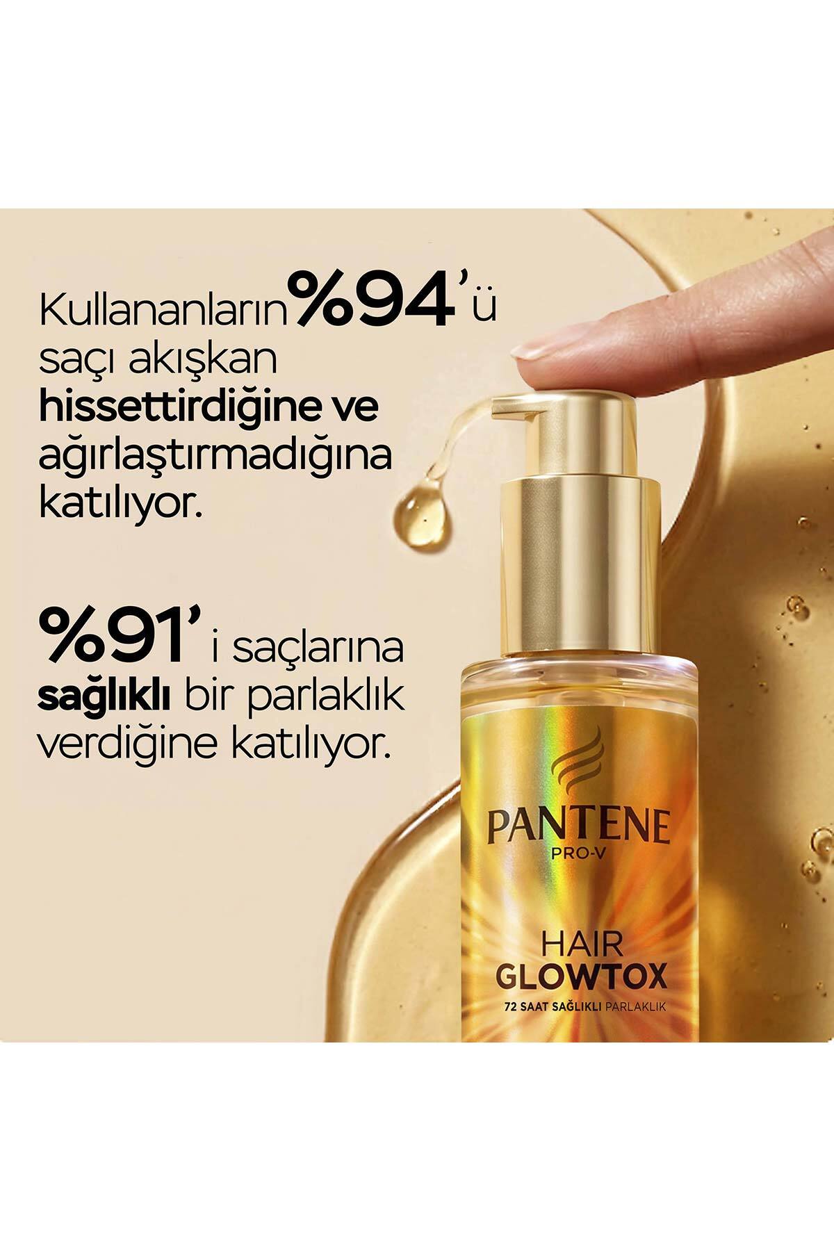 Hair Glowtox Parlaklık Veren Cam Şişe Saç Bakım Yağı, Yıkama Öncesi ve Sonrası 100ml — 8006530423700 — تصویر 5 از 6