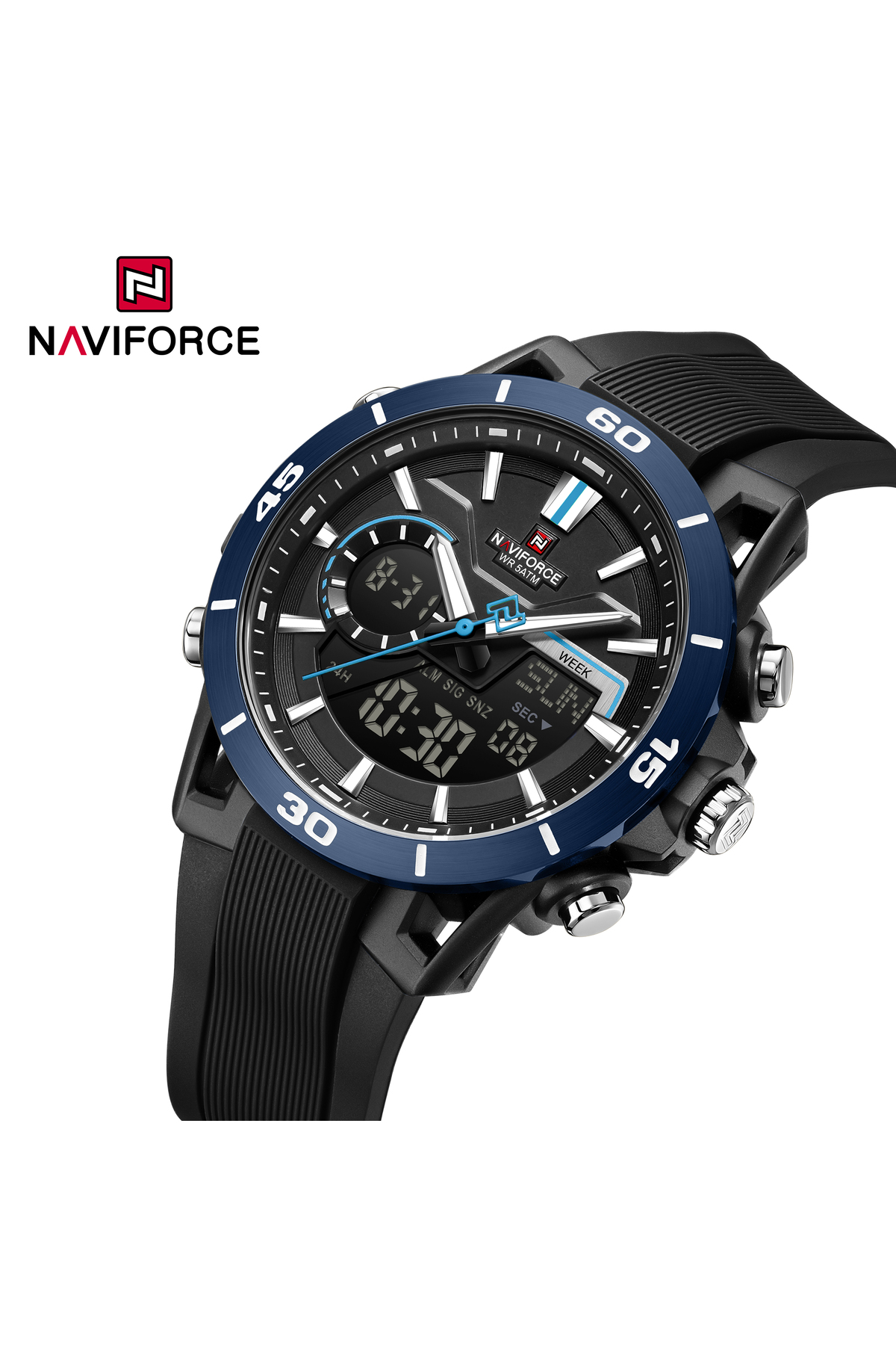 Naviforce Dijital-Analog spor orjinal garantili erkek kol saati