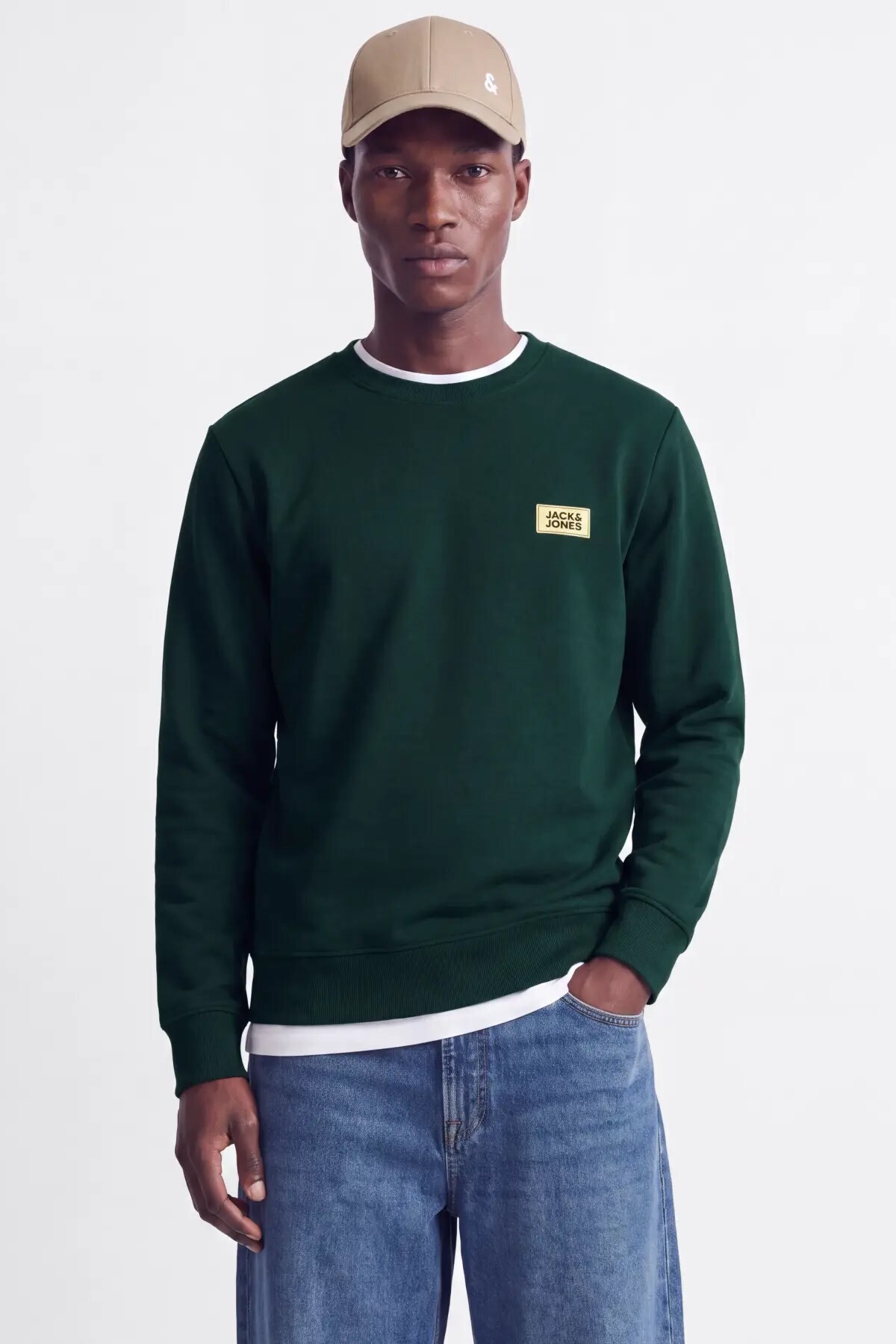 سویشرت مردانه Jjrush جک اند جونز سویشرت اسپرت Jack & Jones