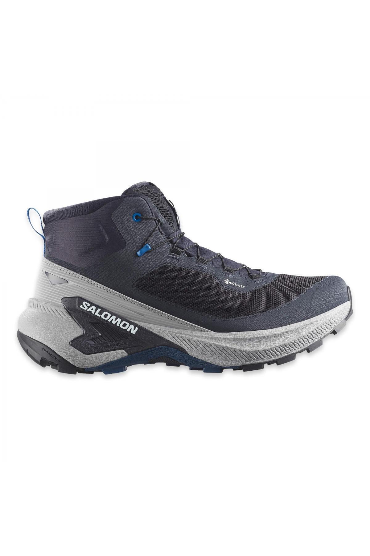 چکمه مردانه آبی رنگ Genesis Mid GTX مدل Outdoor 454091 سالومون بوت Salomon
