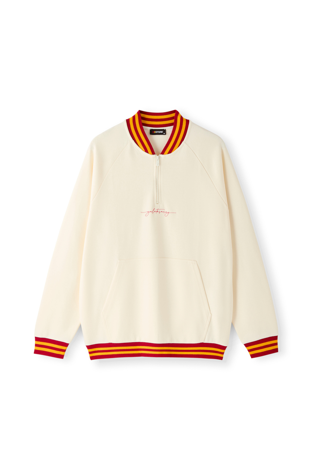 GSStore Galatasaray Erkek Yarım Fermuarlı Sweatshirt E261092