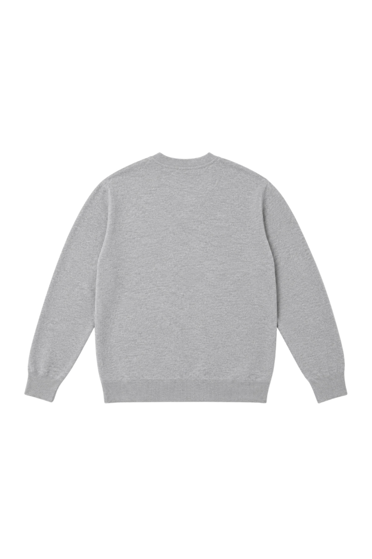 BattalModa Erkek Büyük Beden Gri Cepli Düğmeli Triko Hırka 3XL-4XL-5XL-6XL görsel 5