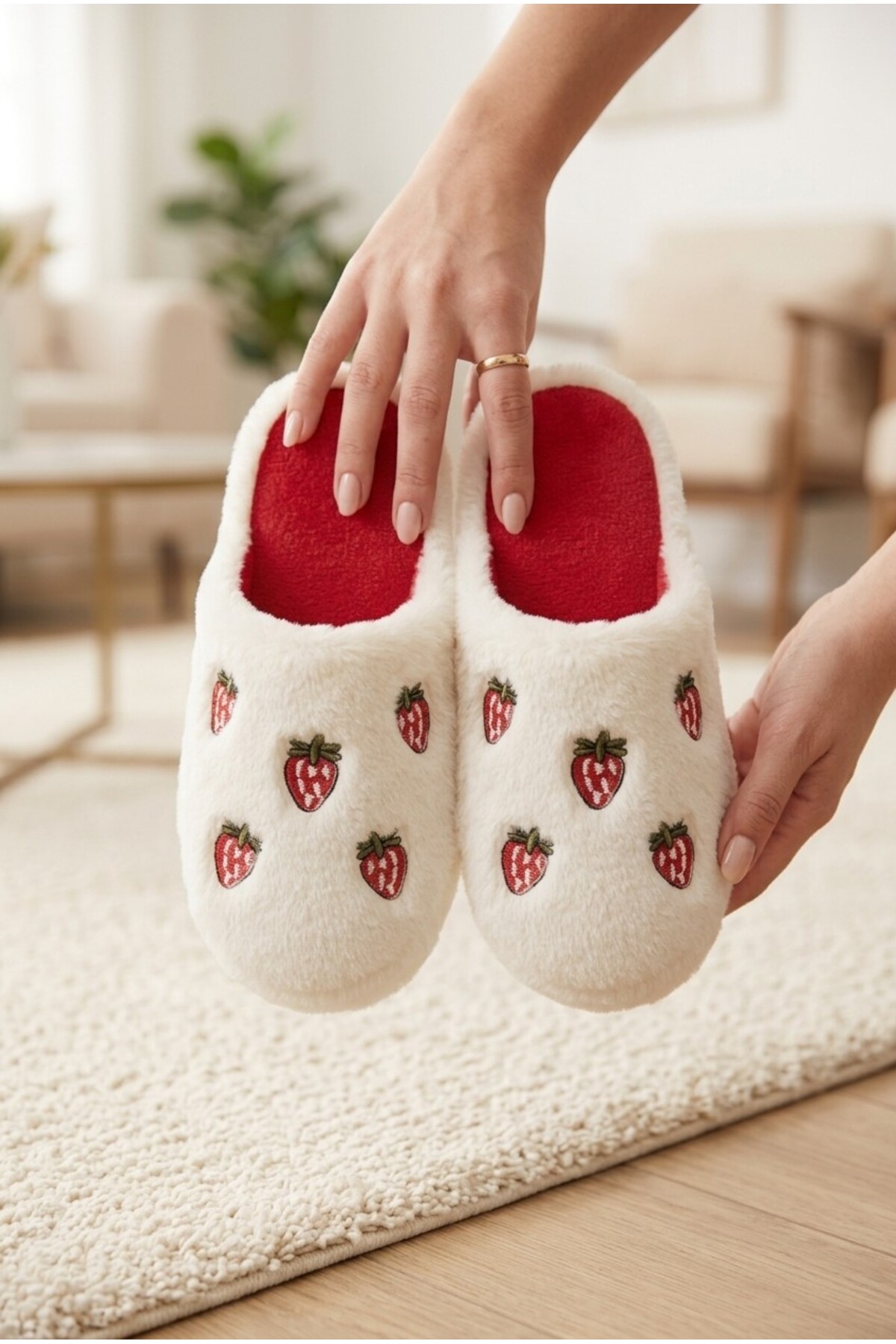 Moda Frato 3'lü Paket LOVELY Kapalı Kadın Terlik Ev Terliği Ses Yapmayan Taban Yumuşak Rahat Terlik görsel 6