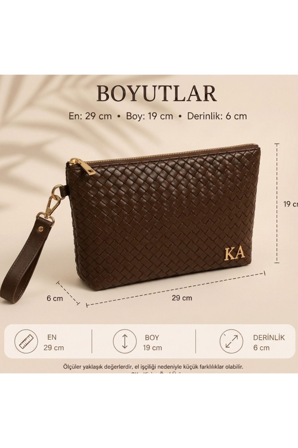 Genel Markalar Siyah Kişiye Özel kadın Portföy & Clutch Çanta, El çantası görsel 2
