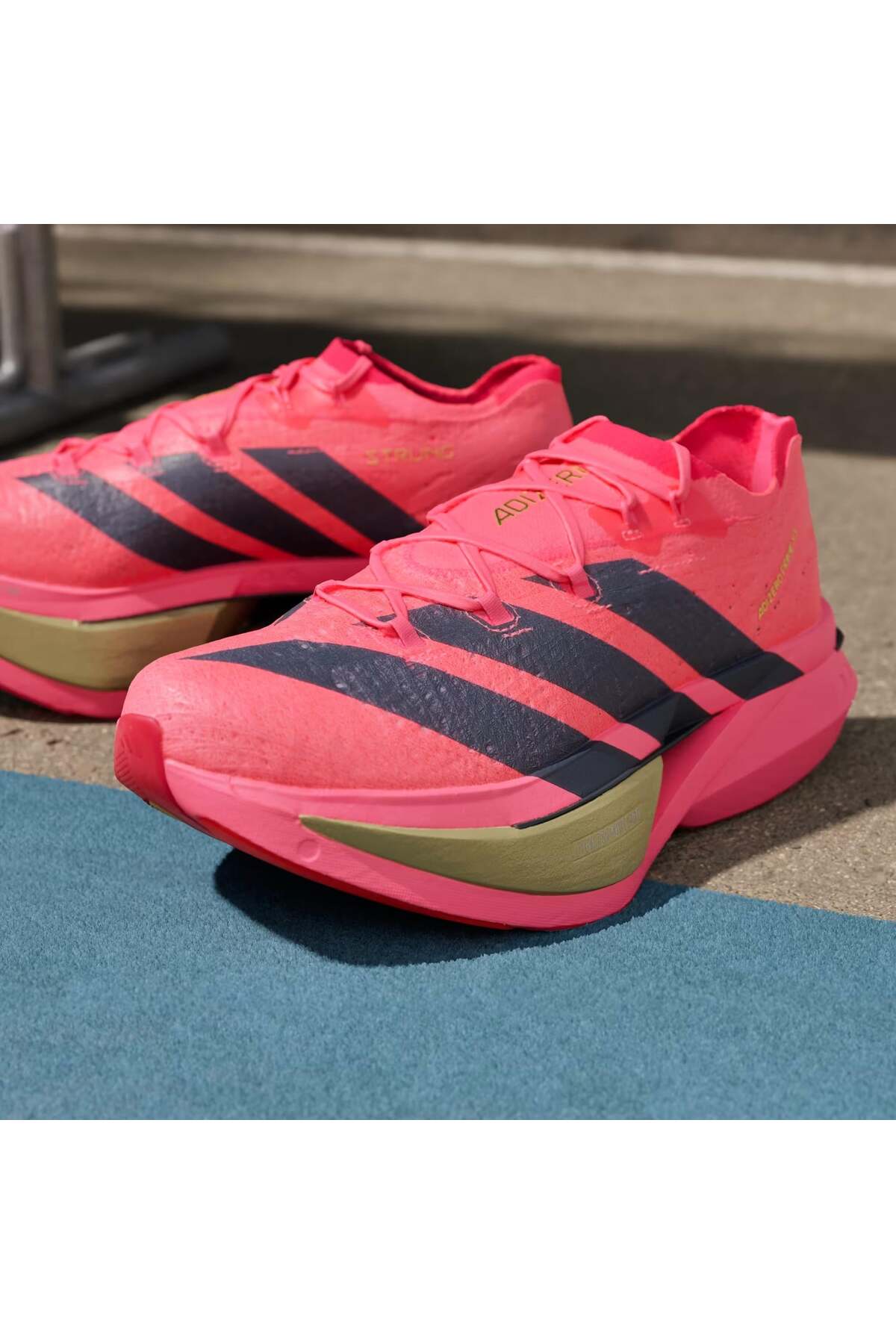 Adizero Prime X3 Strung Erkek Koşu Ayakkabısı — صورتی KI3248 — تصویر 7 از 8