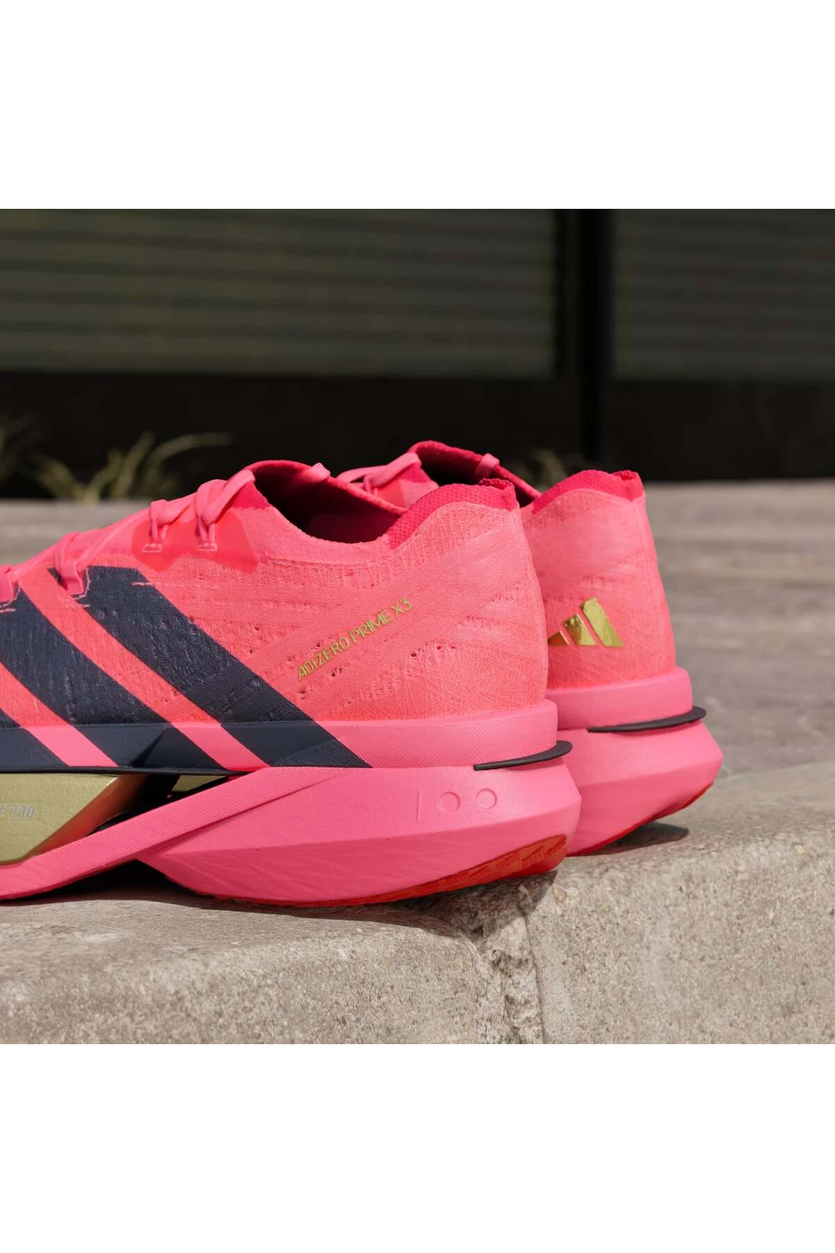 Adizero Prime X3 Strung Erkek Koşu Ayakkabısı — صورتی KI3248 — تصویر 8 از 8