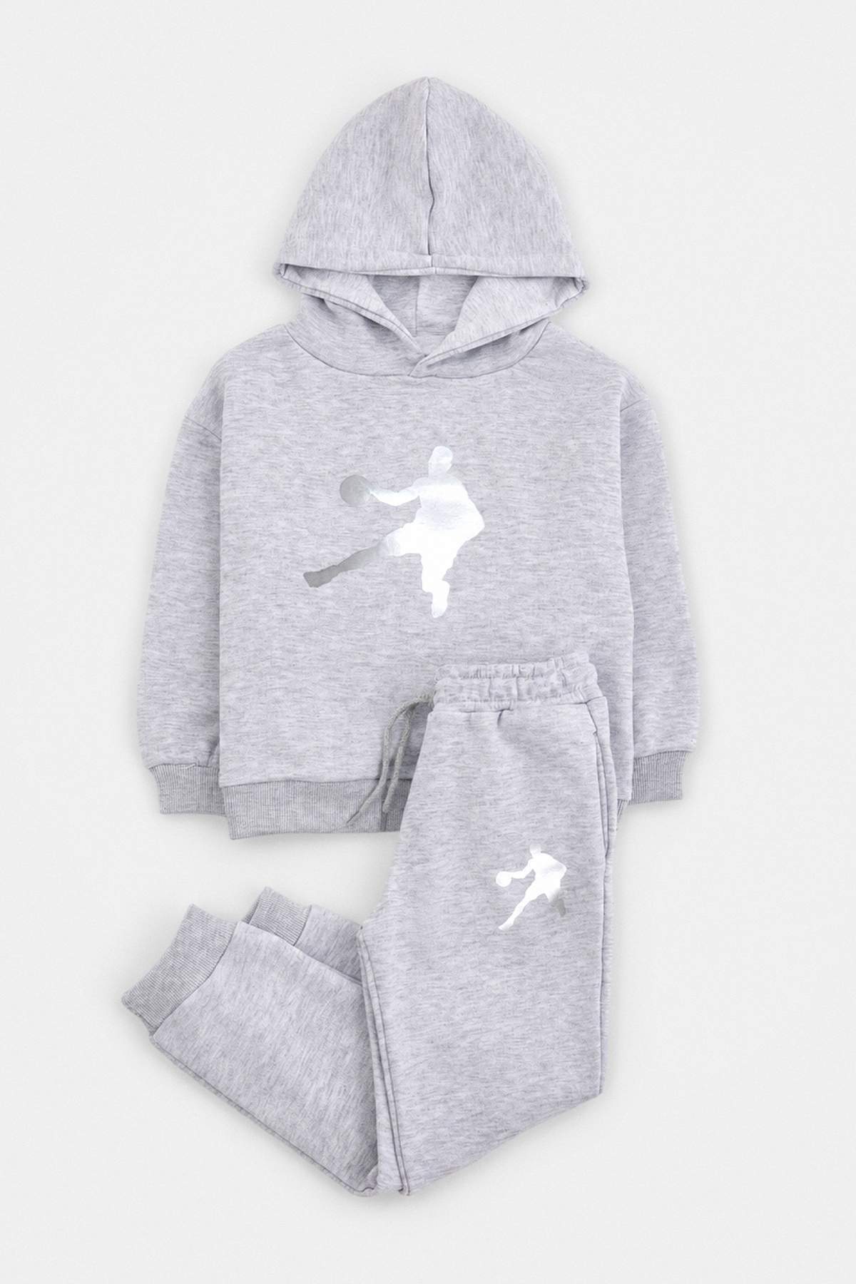 Trendyolmilla Kids Gri Düz Örme Alt - Üst Takım TKDAW27AU00022
