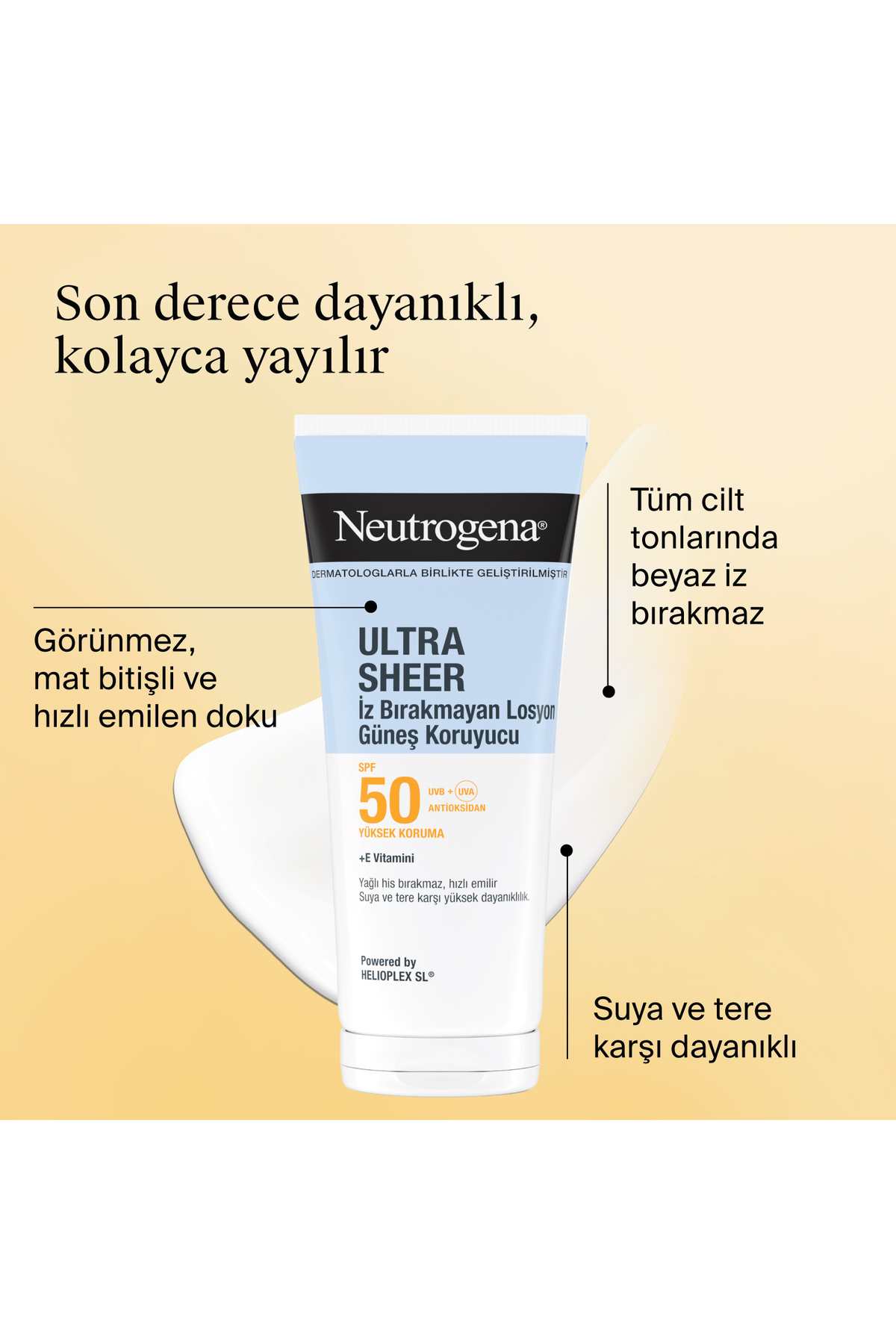 لوسیون ضد آفتاب نملندریسی فوق العاده نازک SPF50، 200 میلی لیتر