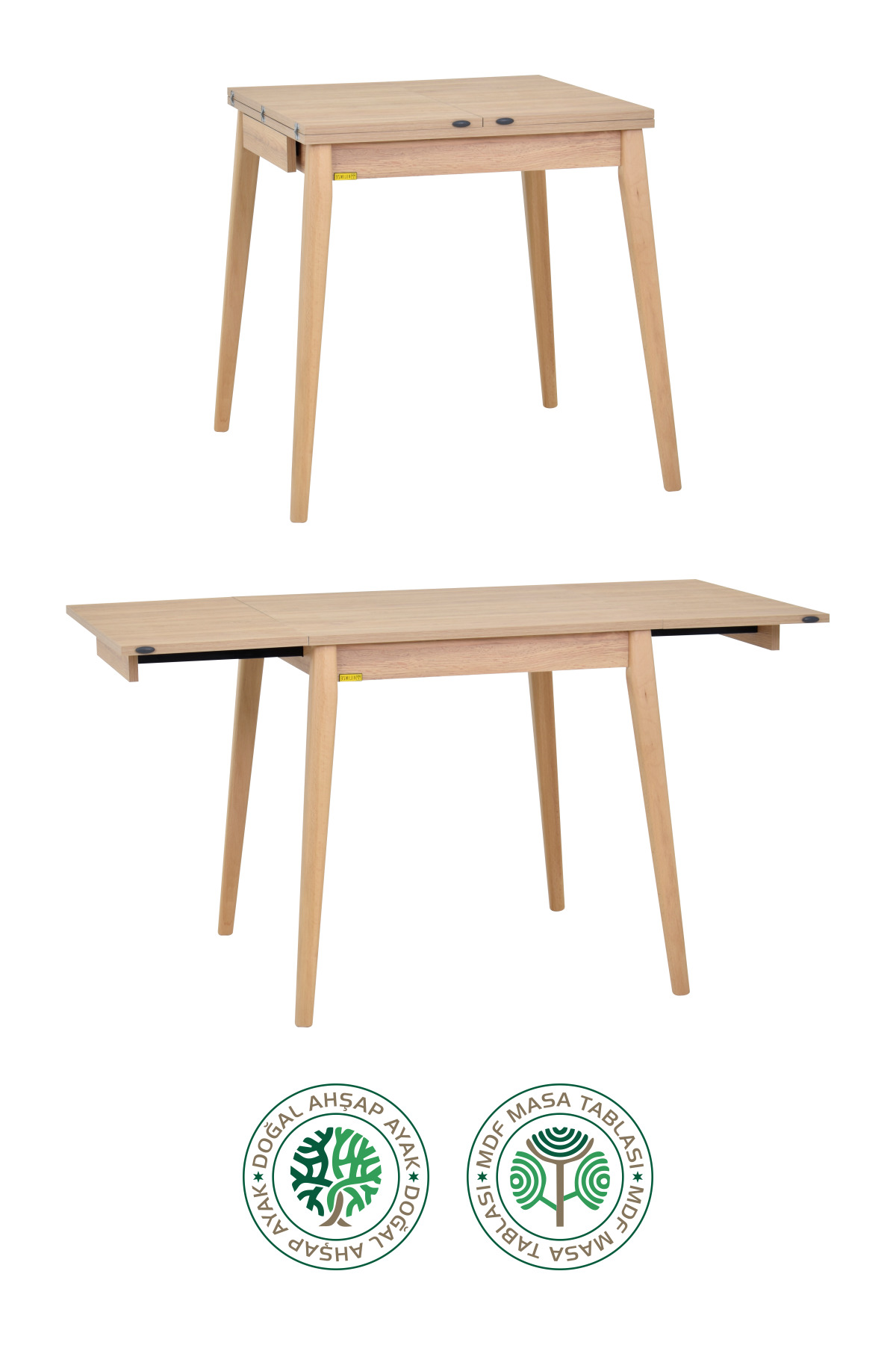 ست میز و صندلی آشپزخانه Ege مدل Avanos از چوب MDF - 70x140 سانتی‌متر