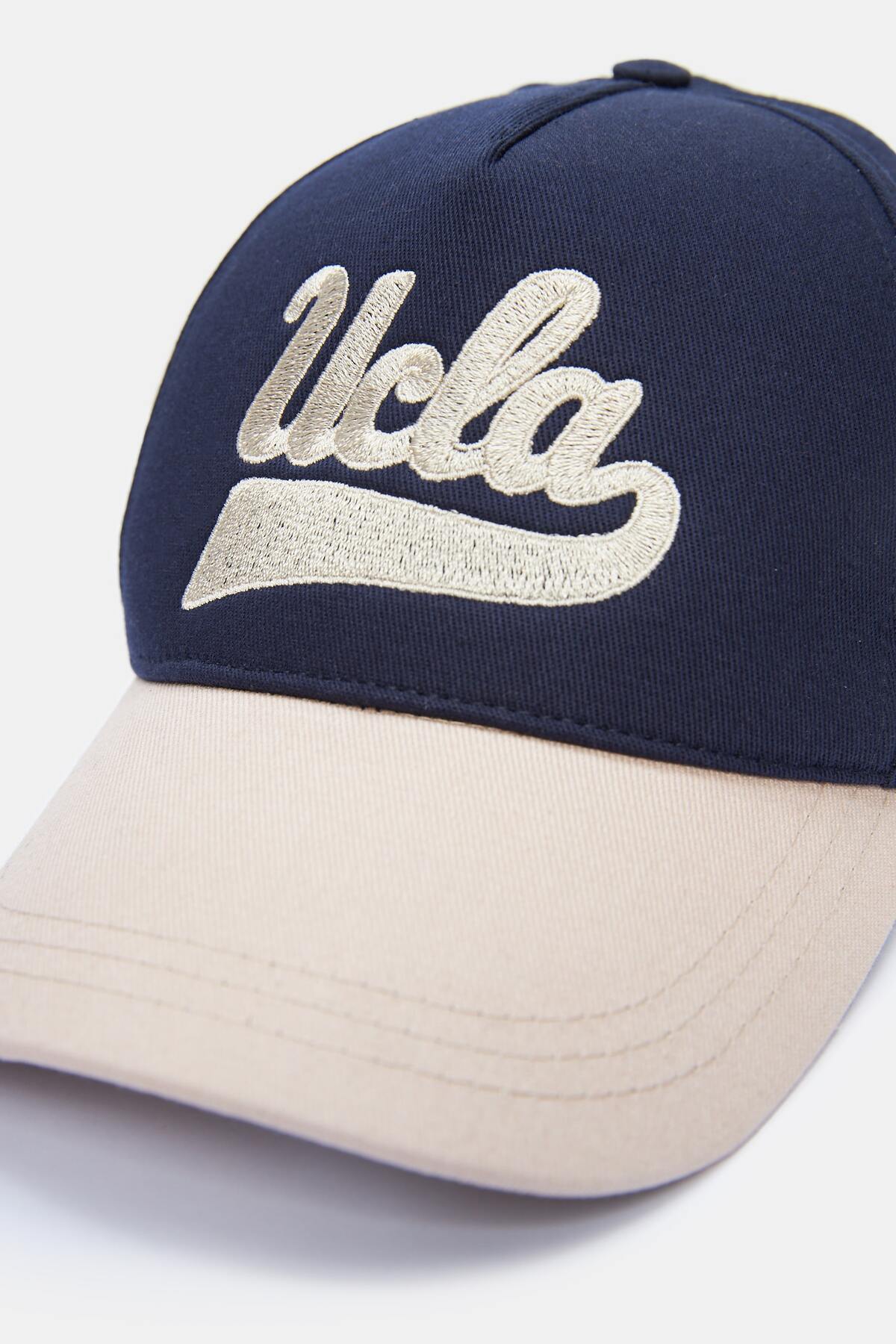 UCLA MAYER Lacivert Baseball Cap Nakışlı - Unisex Şapka görsel 3