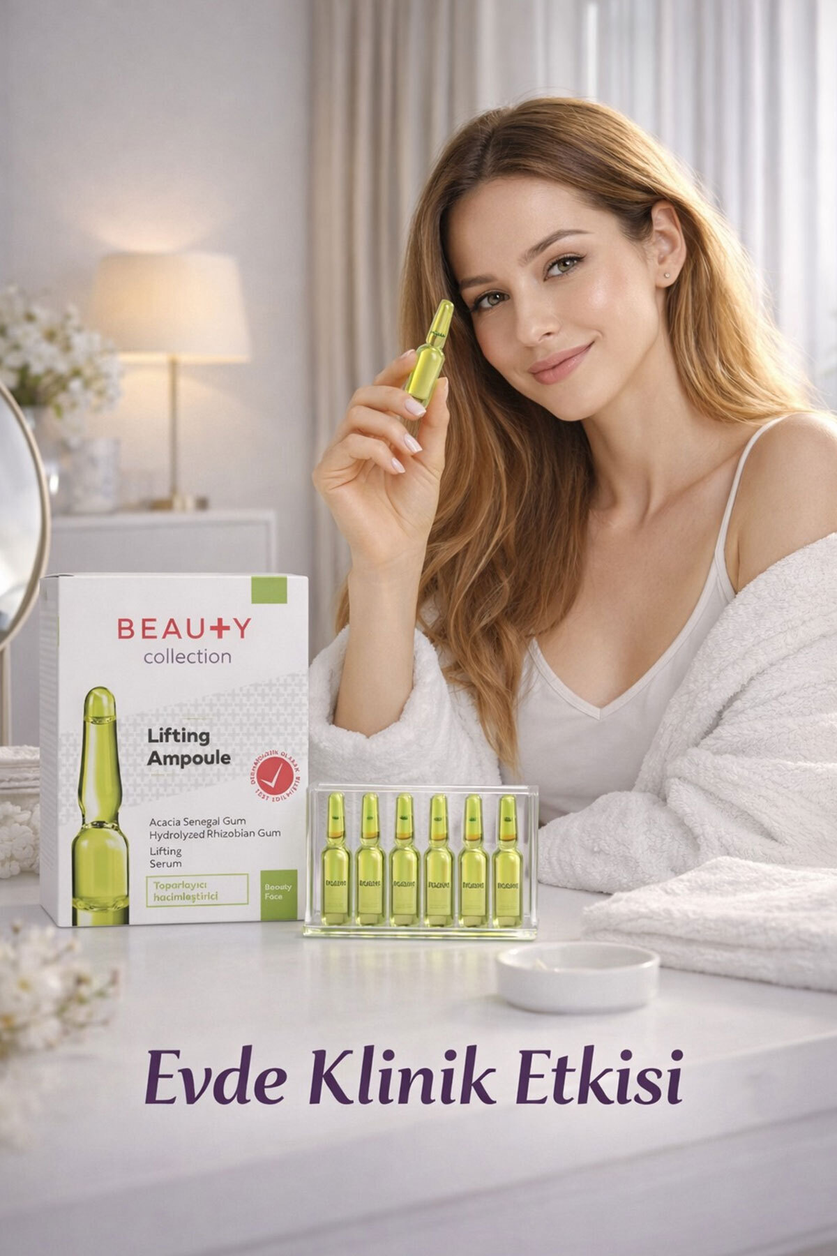 Beauty Collection Lifting Etkili Cilde Dolgunluk ve Hacim Veren Kırışıklık Karşıtı Ampul X6 — 8680461200830