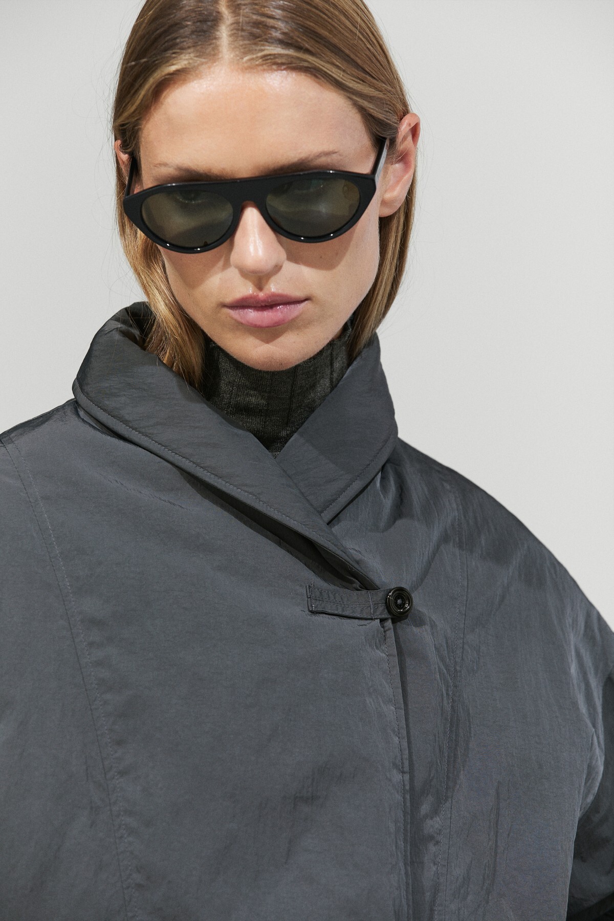 Massimo Dutti Kapitone bomber ceket görsel 4