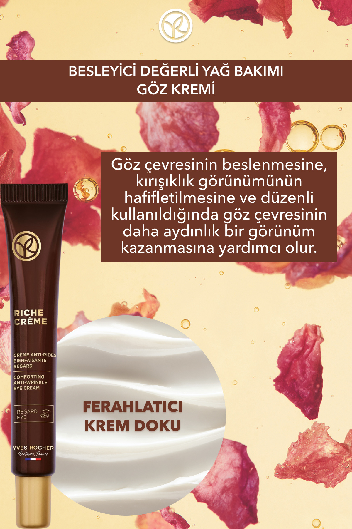 Göz Kremi - Besleyici Yaşlanma Karşıtı Değerli Yağ Bakımı / Riche Creme-14 ml-26499 — تصویر 2 از 8