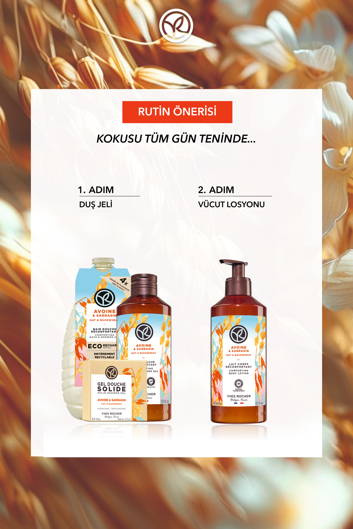 Vücut Losyonu - Nemlendirici Besleyici Rahatlatıcı Yulaf & Karabuğday -Vegan-390ml — 33615 — تصویر 6 از 9