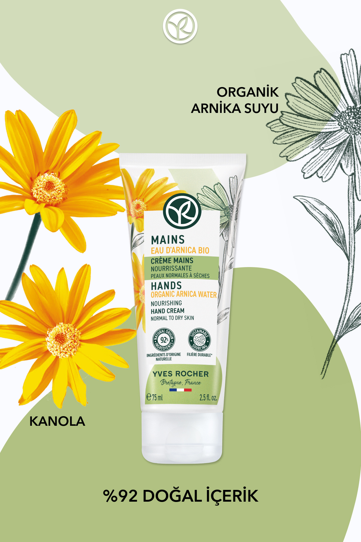 El ve Tırnak Bakım Kremi - Nemlendirici ve Besleyici-75 ml-13375 — تصویر 4 از 8