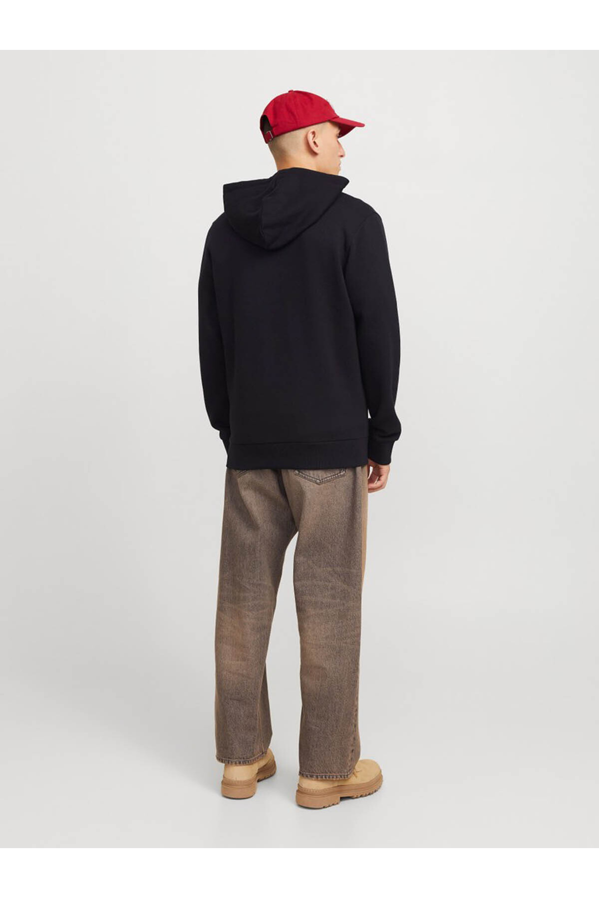 Jack & Jones Jack Jones Corp Logo Fermuarlı Kapüşonlu Erkek Sweat 12265177 görsel 3