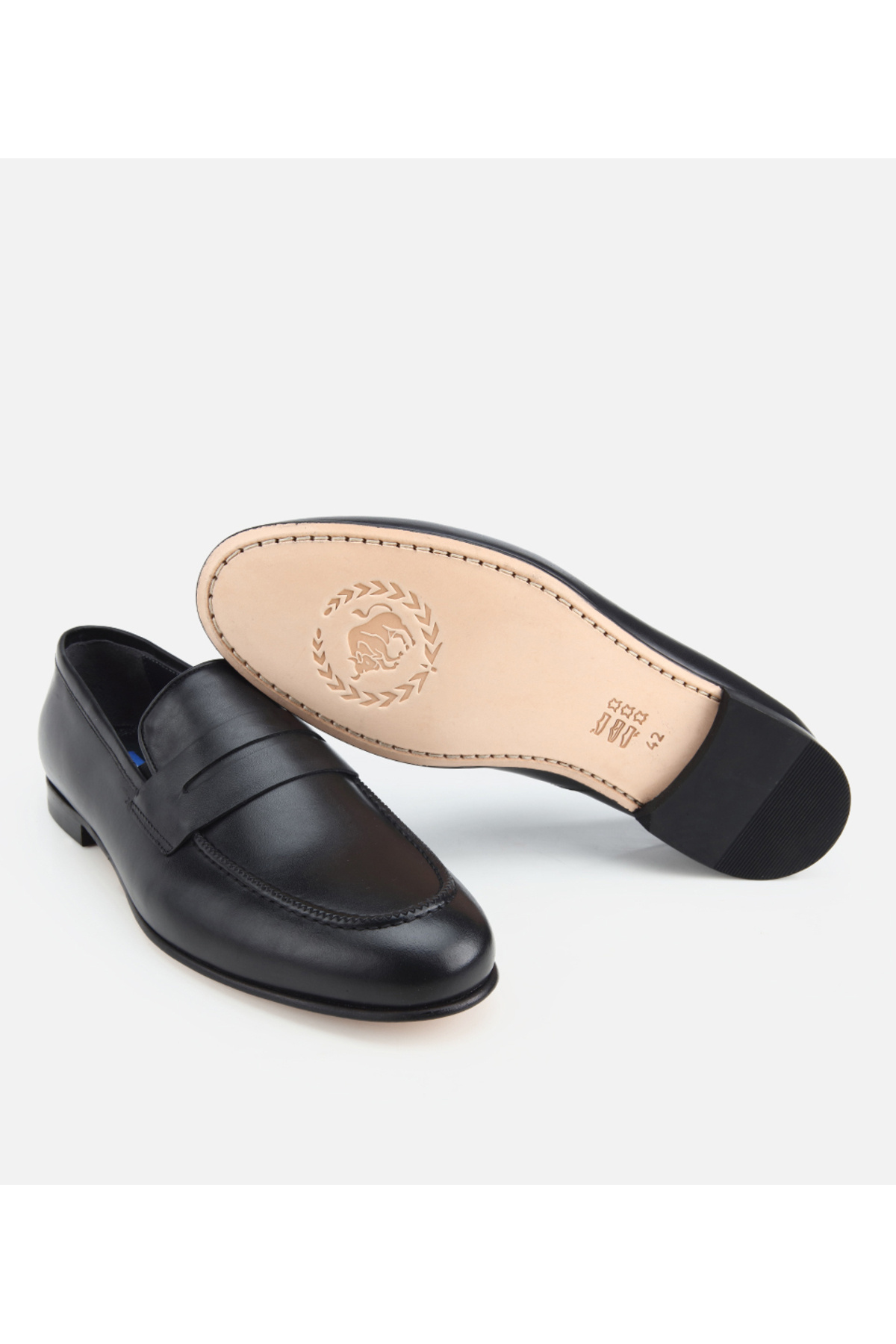Hotiç Erkek Deri Siyah Klasik Loafer görsel 6