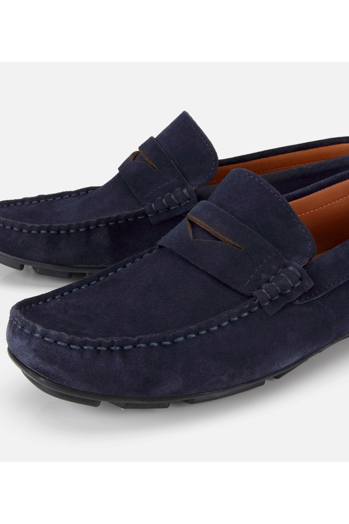 Hotiç Erkek Süet Deri Lacivert Comfort Günlük Loafer görsel 3