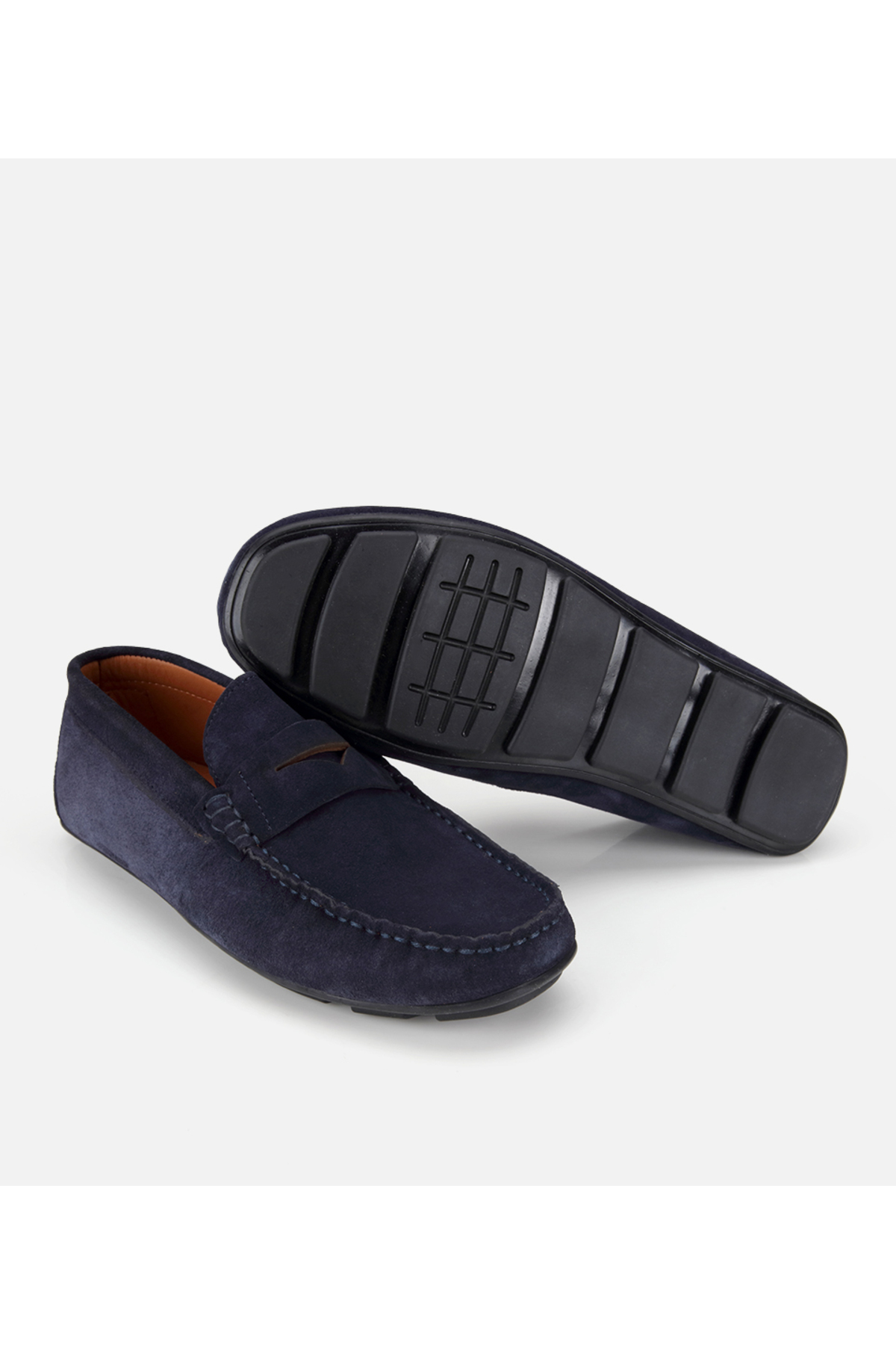 Hotiç Erkek Süet Deri Lacivert Comfort Günlük Loafer görsel 6
