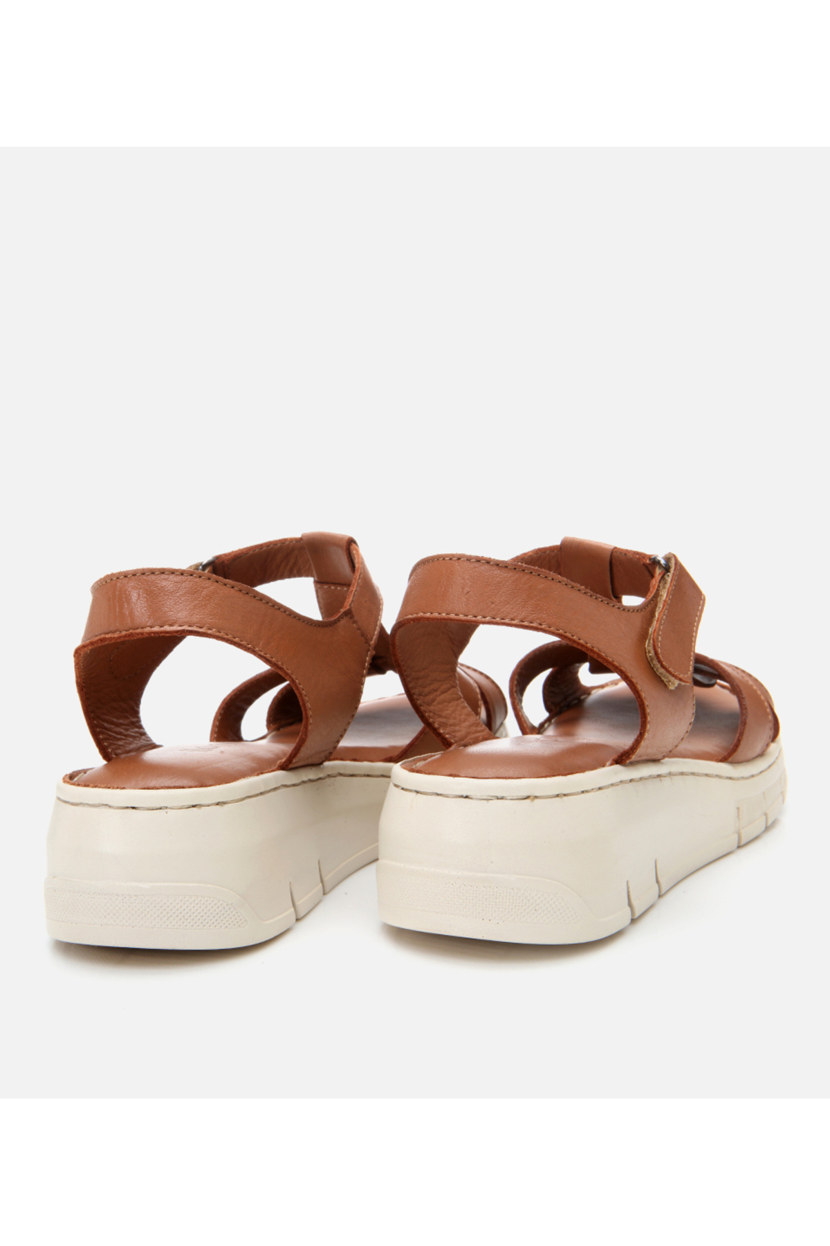 Hotiç Kadın Deri Taba Ayarlanabilir Comfort Sandalet görsel 6