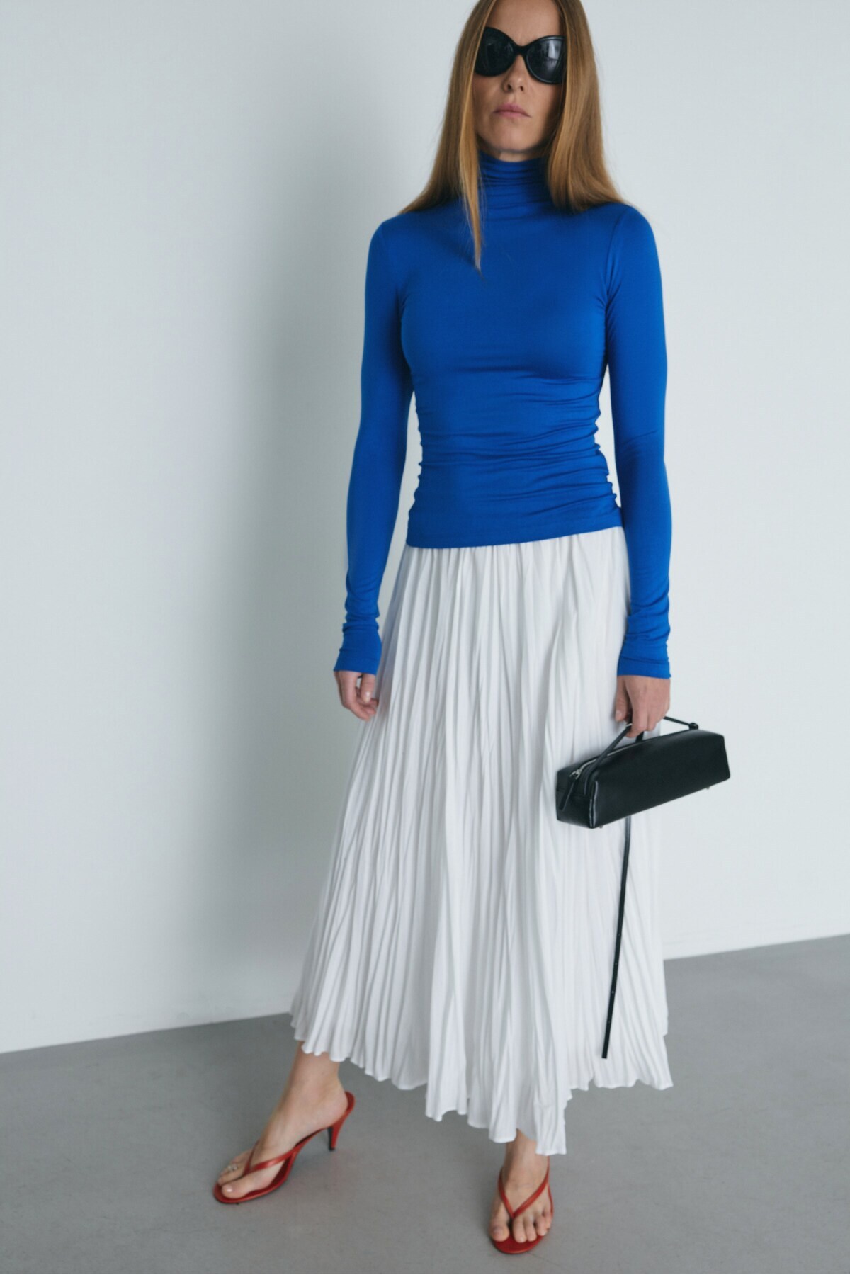Suud Collection Ekru Donette Piliseli Etek görsel 6