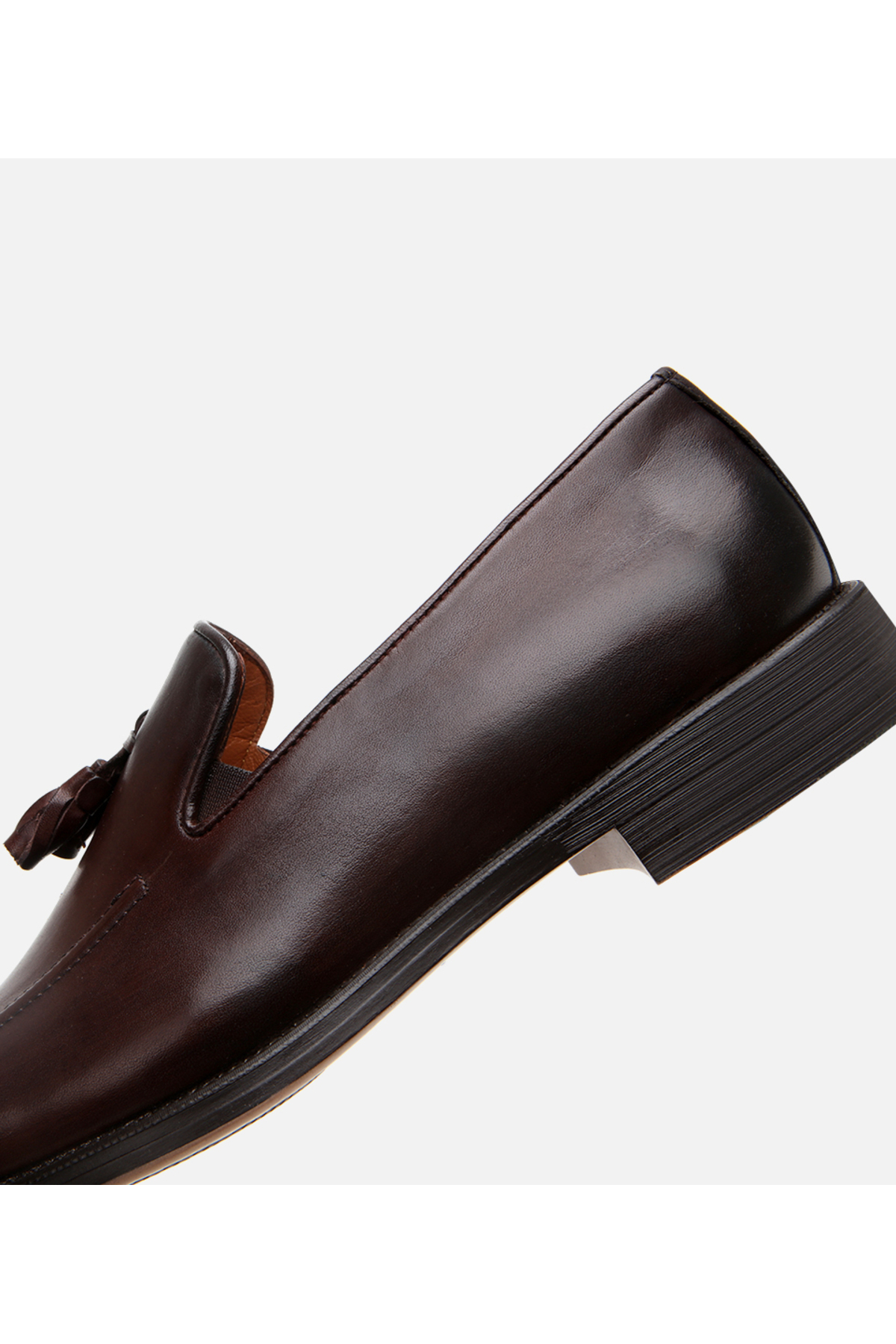 Hotiç Erkek Deri Kahverengi Püskül Detaylı Klasik Loafer görsel 5