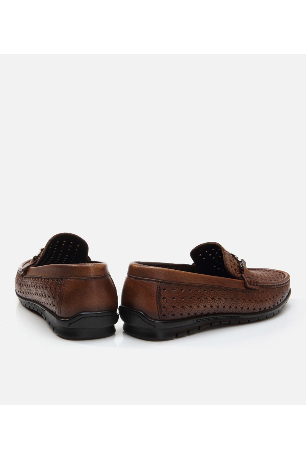 Hotiç Hakiki Deri Kahve Erkek Loafer görsel 5