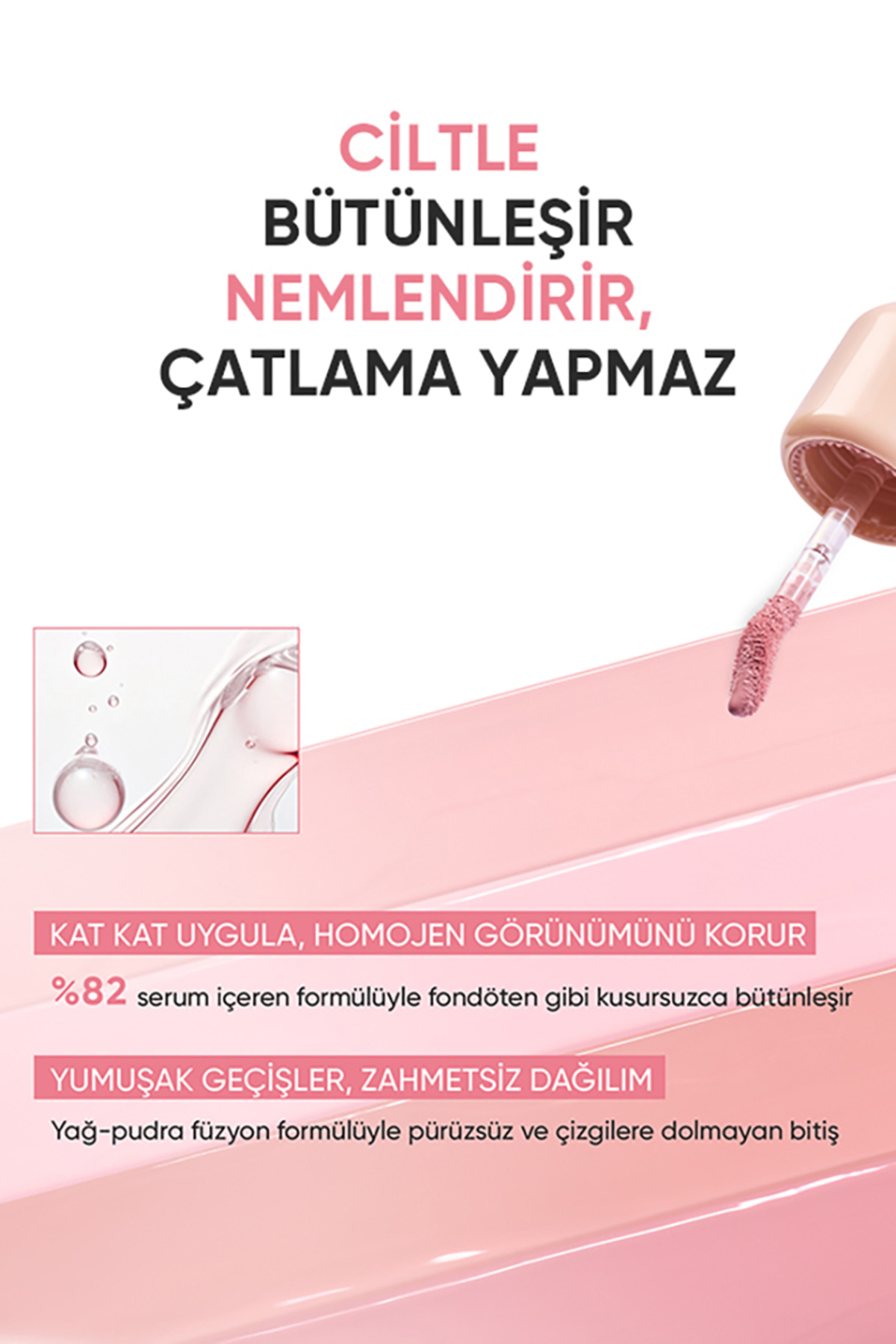 Soft And Smooth Blush Lotion 01 Fig | Likit Allık — صورتی judydoll-9429075394837 — تصویر 5 از 9