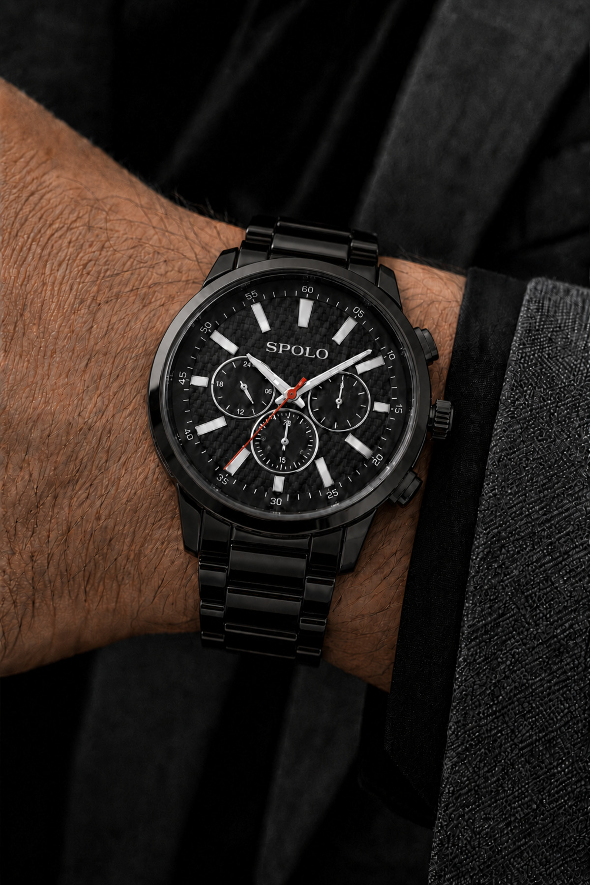 S.POLO Spor Erkek Kol Saati Ve Bileklik Hediyeli Yeni Model görsel 2