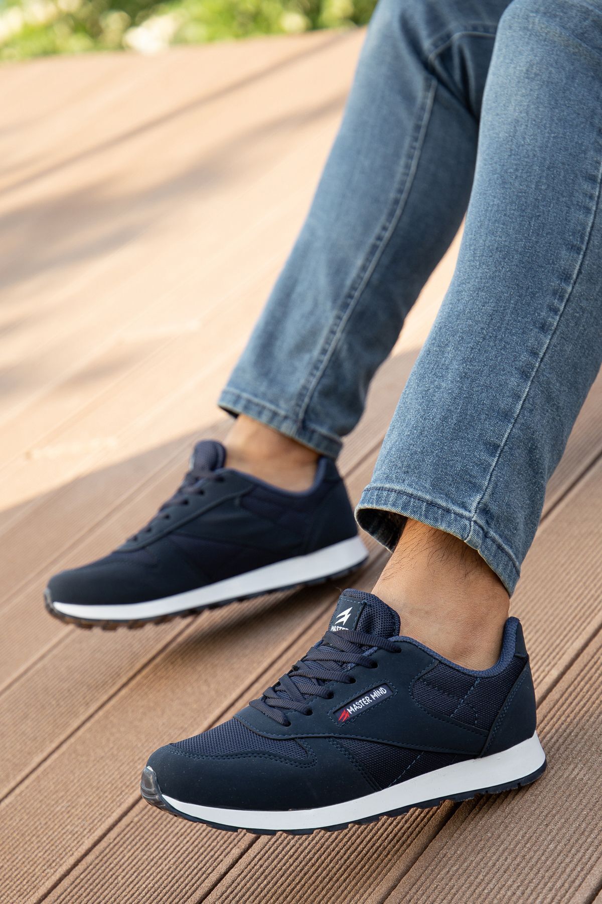 BOUIS Erkek Lacivert Günlük Konforlu Dayanıklı Rahat Hafif Yumuşak Taban Sneaker Spor Ayakkabı görsel 7