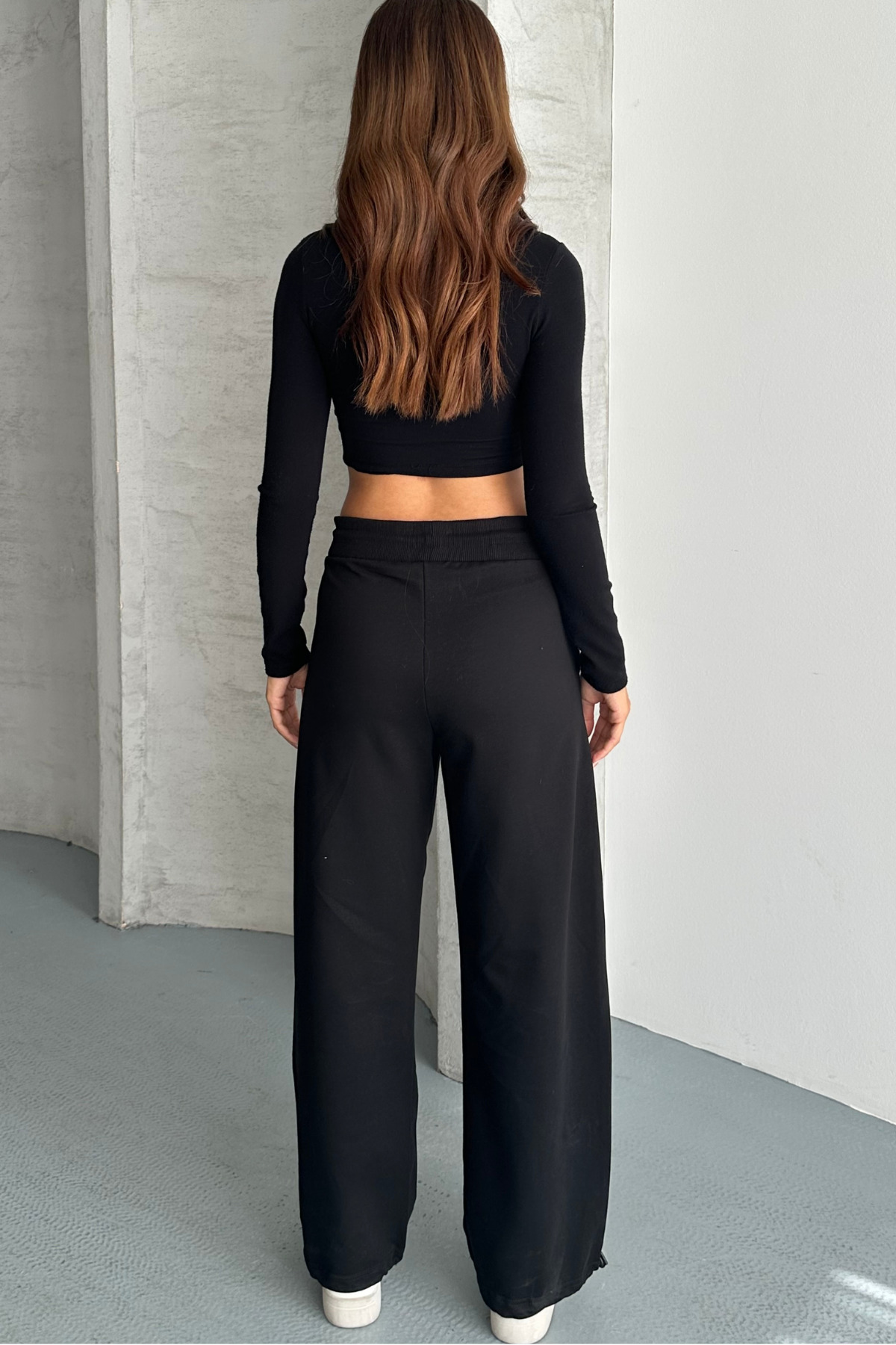 macharel jeans Kadın Jogger Stoperli Eşofman Altı görsel 4