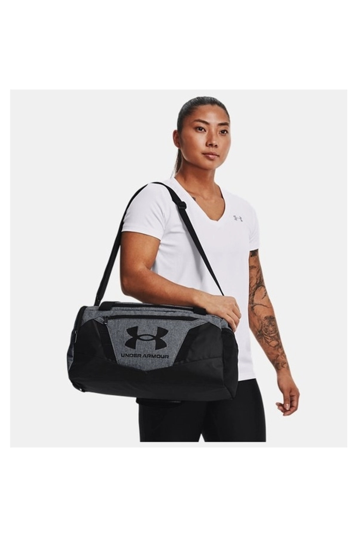 Under Armour UA Undeniable 5.0 Duffle XS Pitch Gray Medium Heather görsel 3