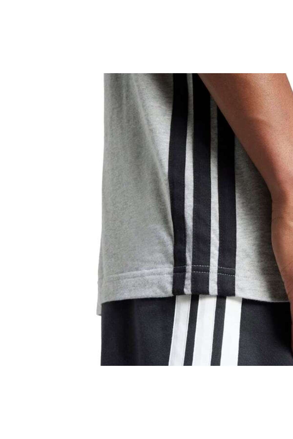 adidas Erkek Günlük Tişört M 3S SJ T JE6396 görsel 7