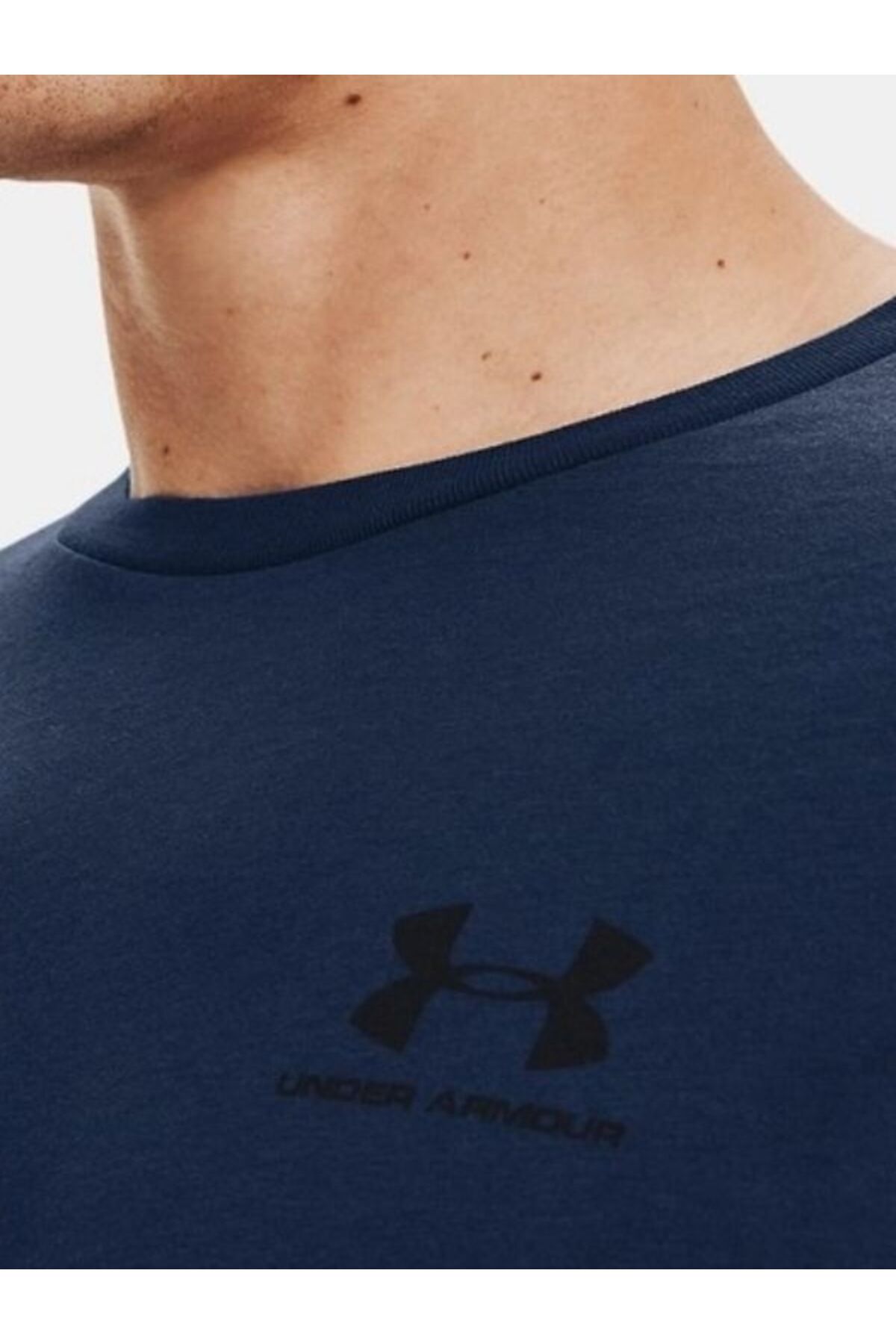 Under Armour Underarmour Erkek Koşu ve Antreman Tişörtü UA M SPORTSTYLE LC SS 1326799-408 görsel 2
