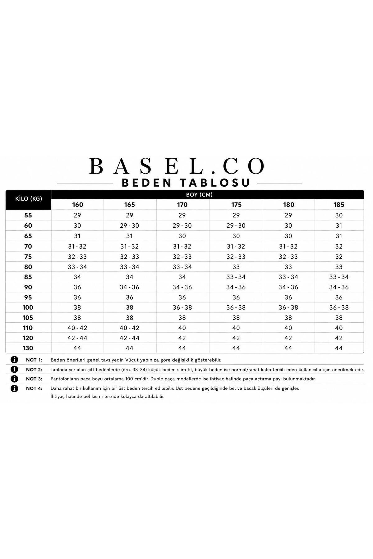 BASEL.CO Rahat Şık Kolay Ütülenebilir Slim Fit Kumaş Jogger Pantolon görsel 2
